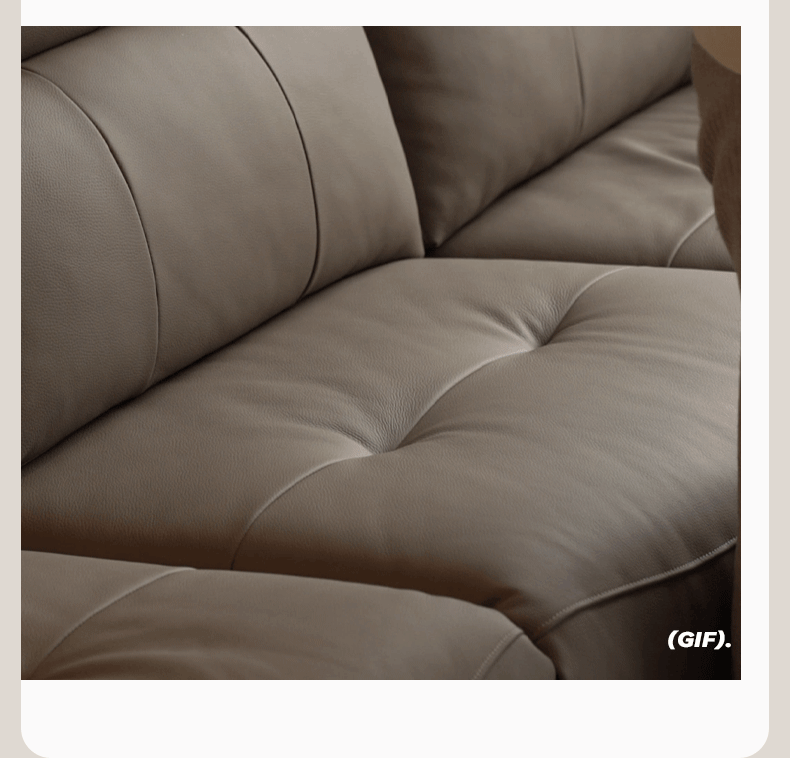 Premium Genuine Leather Multi-Functional Electric Reclining Sofa - Perfect for Living Room, Home Theater & Office Relaxation