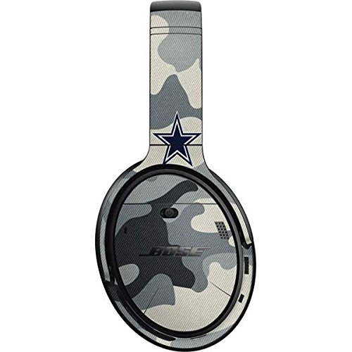 Official NFL Dallas Cowboys Camo Skin Decal for Bose QuietComfort 35 II Headphones - Protective Vinyl Sticker Cover Compatible with QC35 II - Perfect for Sports Fans, Gaming & Travel Accessories