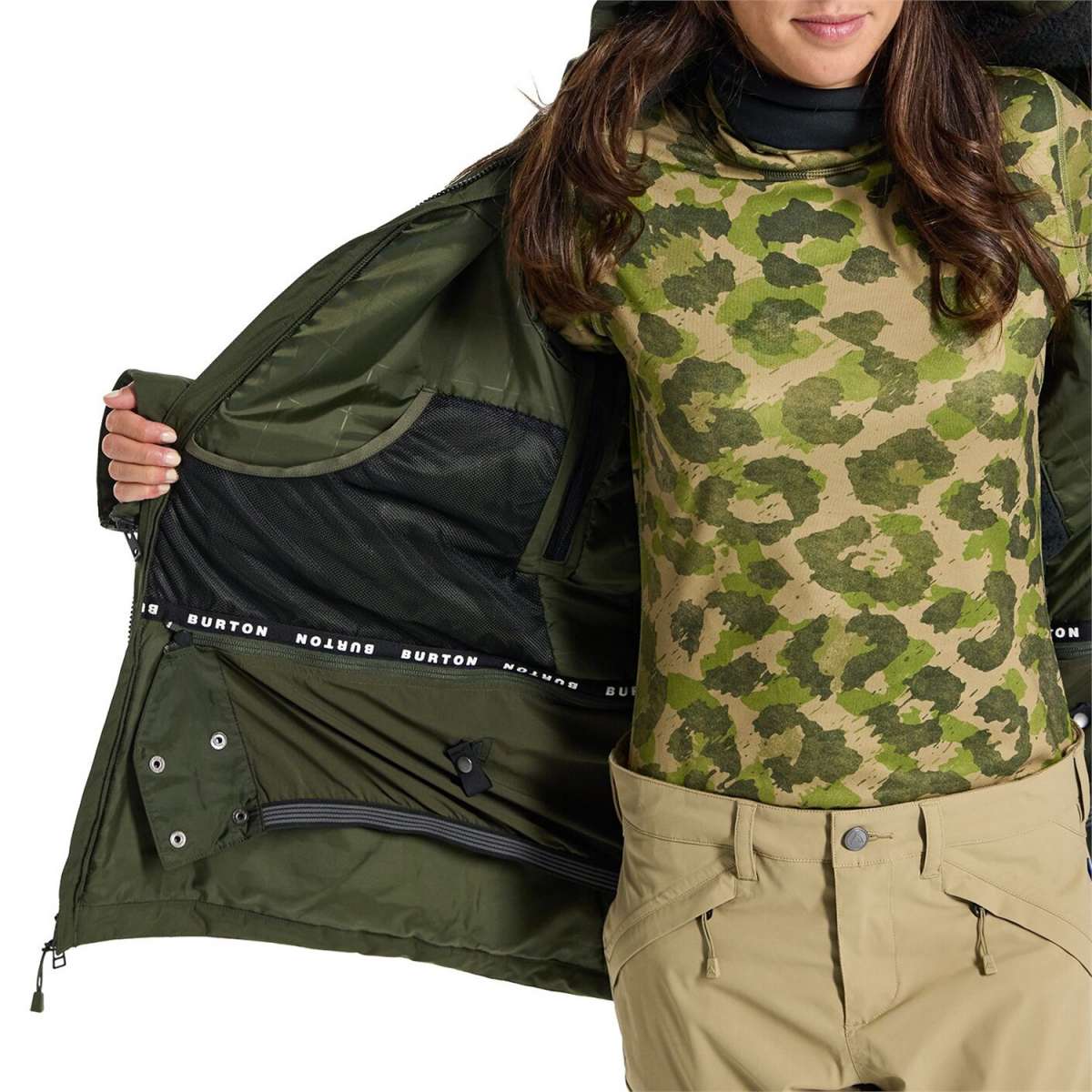 Burton Women's Pillowline GORE-TEX Insulated Jacket 2024 - Waterproof Winter Coat for Skiing, Snowboarding & Outdoor Adventures