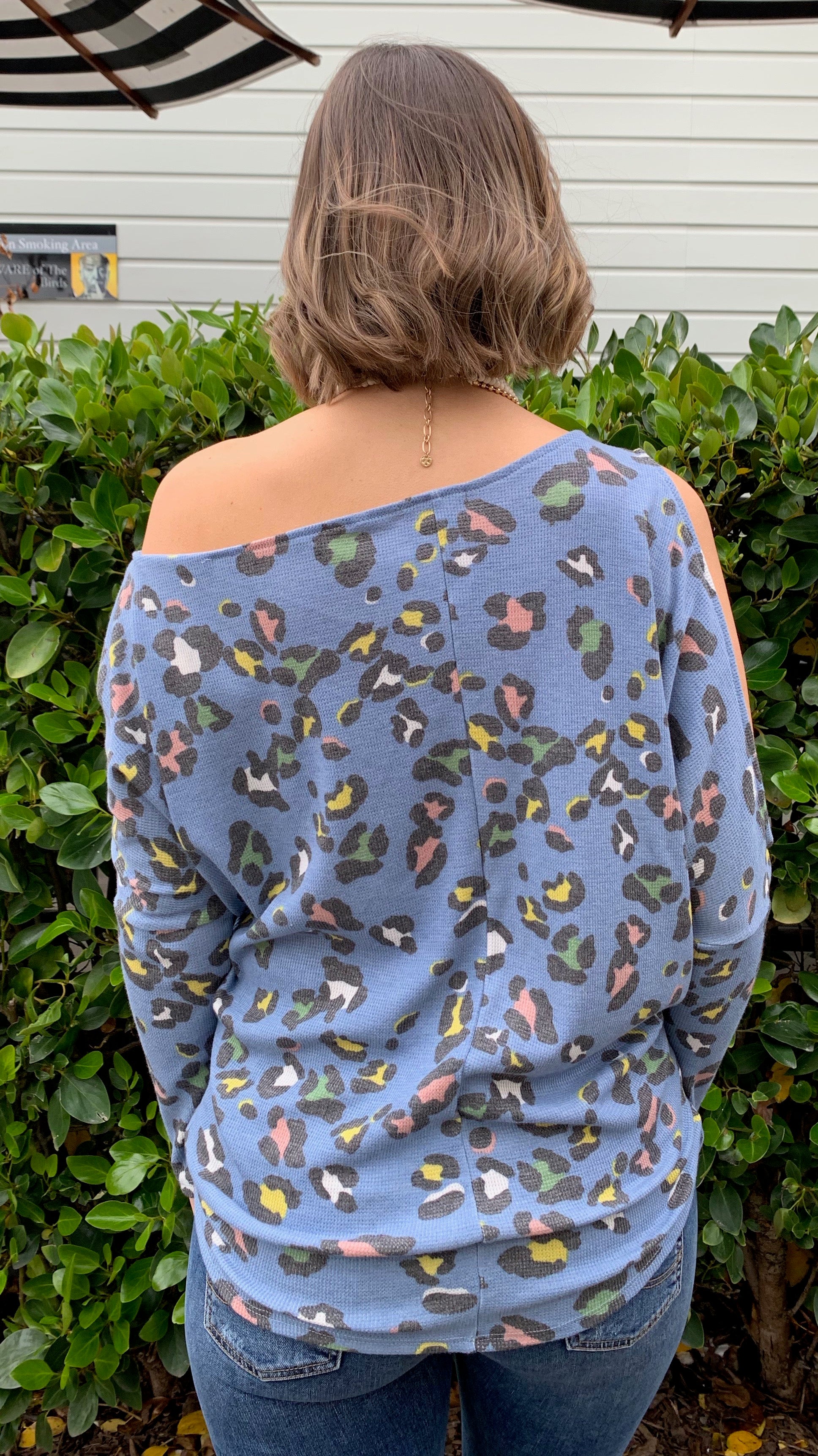 Freya Women's Open Shoulder Tops - Trendy Blue Off Shoulder Blouse for Casual Outings & Summer Vacations