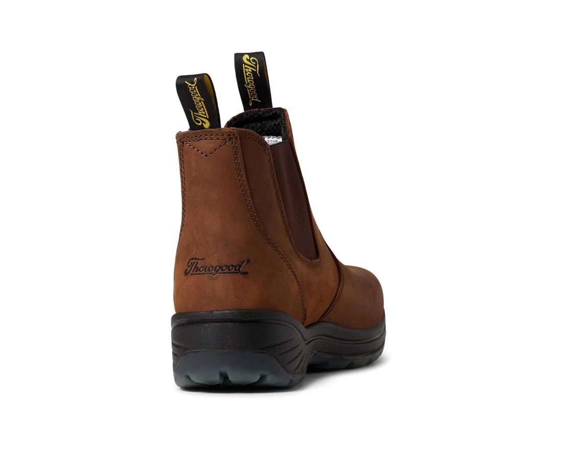 Thoroflex Series 6 Composite Toe Quick Release Chelsea Boot - Waterproof Work Boots for Men - Slip Resistant Safety Shoes for Construction & Outdoor Work