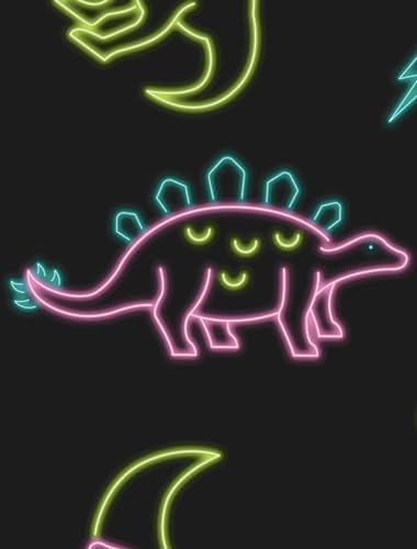 Neon Dinosaur (Black)