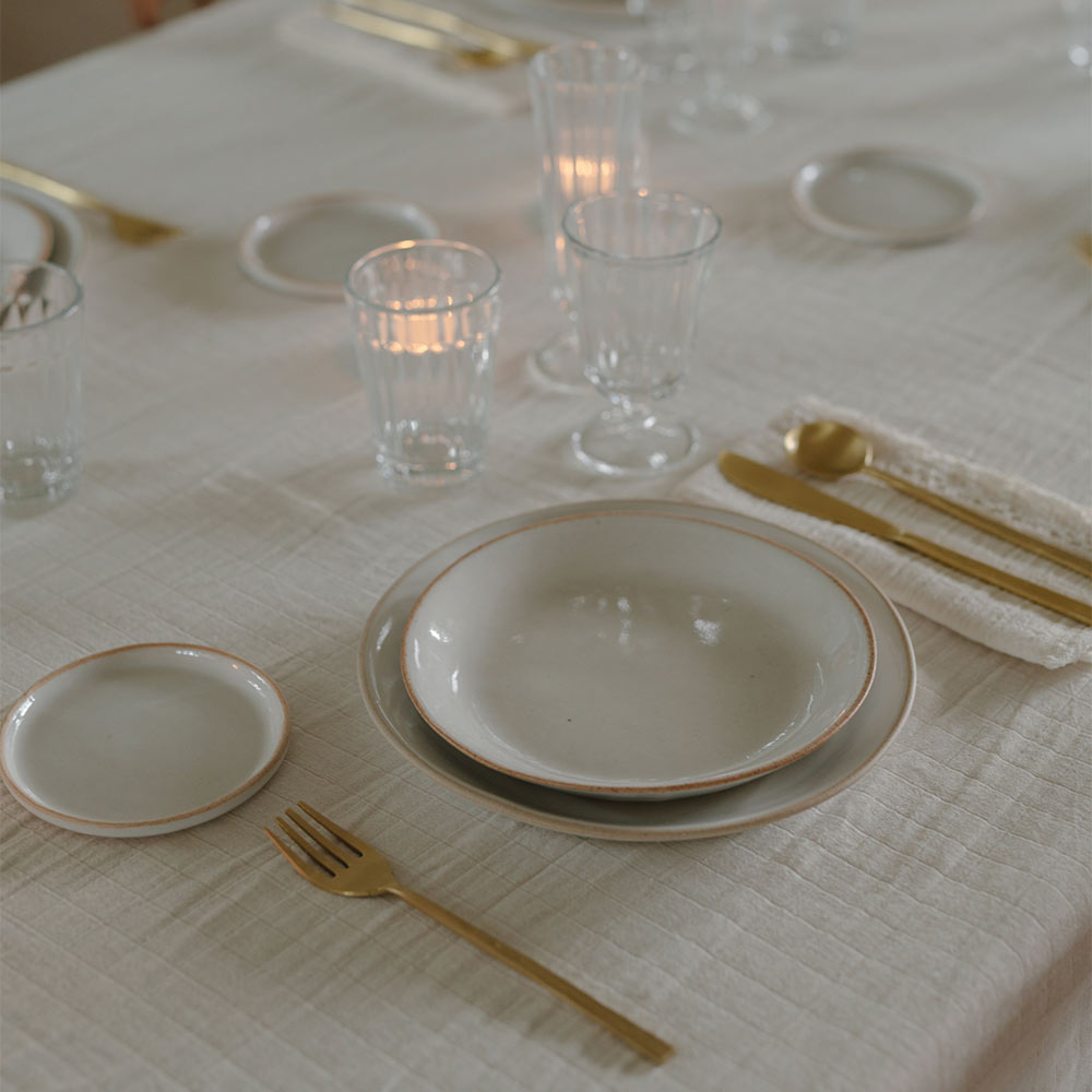 Elegant Pointelle Lace Tablecloth - Round or Rectangular Wedding Dining Decor - Perfect for Bridal Showers, Anniversary Dinners & Formal Events
