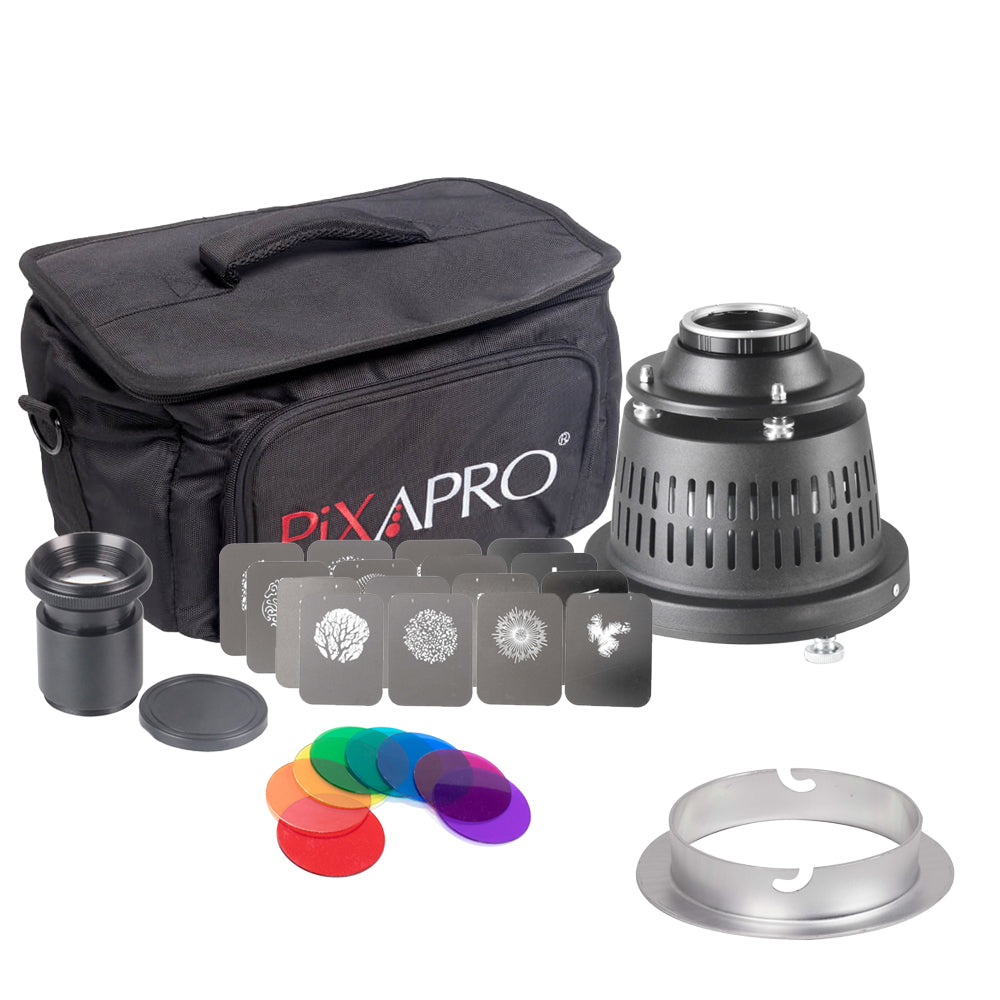 EF Mount Optical Snoot Spotlight Projector II Complete Kit for Photography & Videography - Perfect for Studio Portraits, Product Shoots, and Creative Lighting Effects