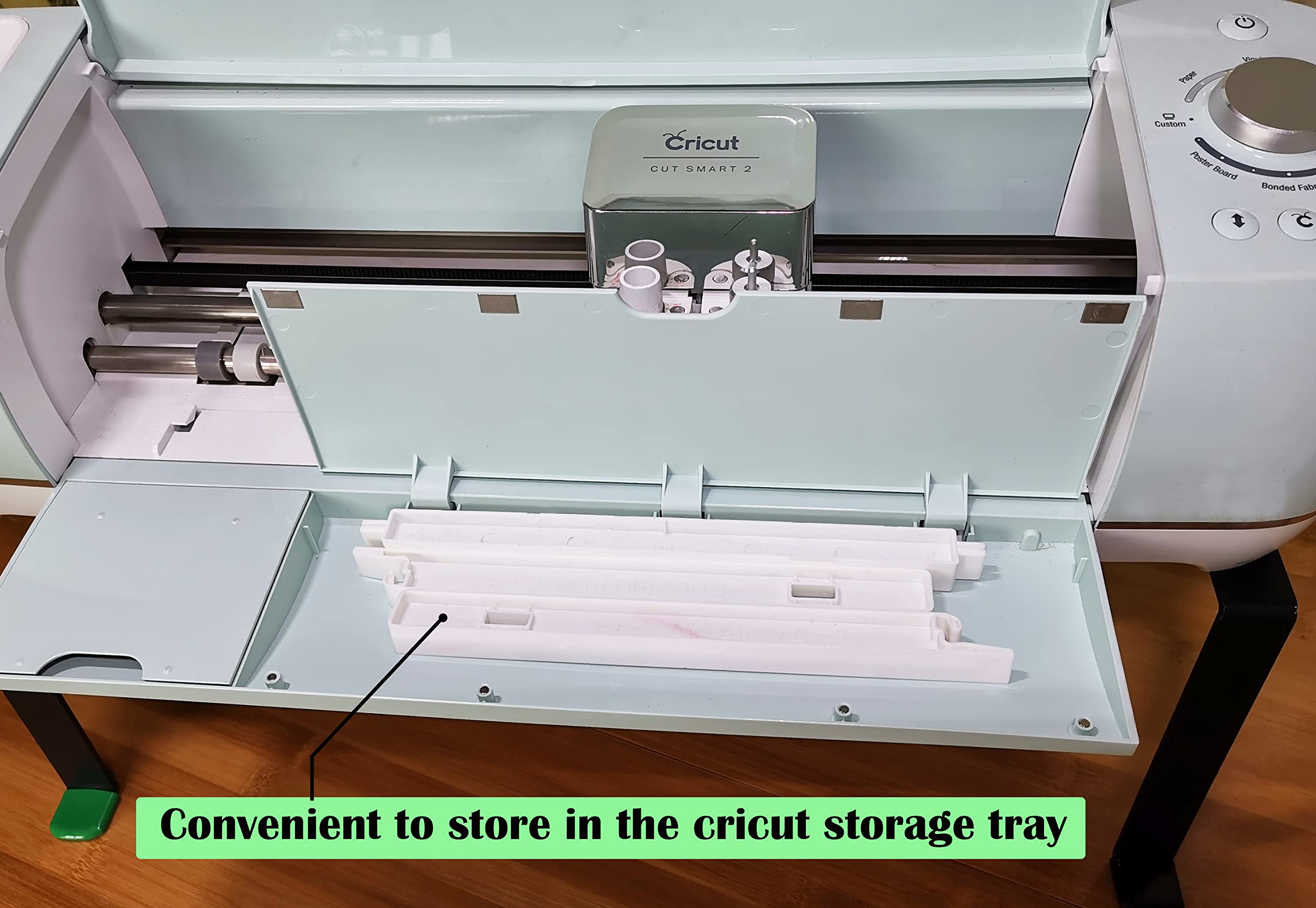 Cricut Maker 3 & Explore Air 3/Air 2 Extension Tray - White Cutting Mat Extender Support for Cricut Machines | Perfect for DIY Crafts, Vinyl Cutting & Scrapbooking Projects