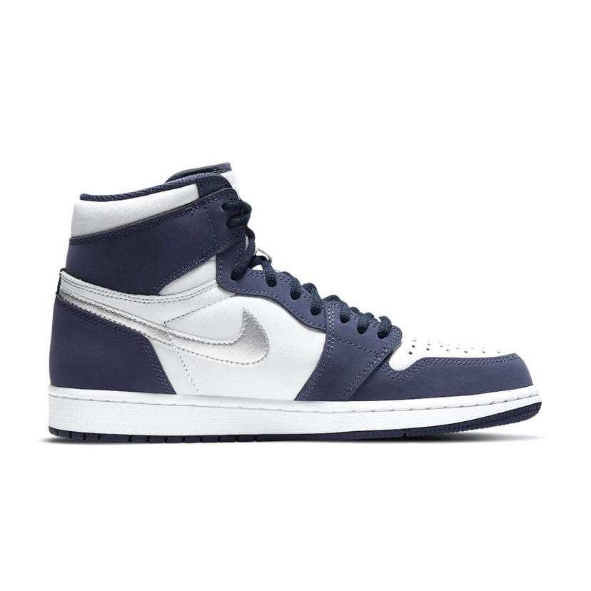 Air Jordan 1 High Retro CO JP Japan Obsidian Midnight Navy Sneakers (2020 Release) - Men's Basketball Shoes for Streetwear & Casual Fashion