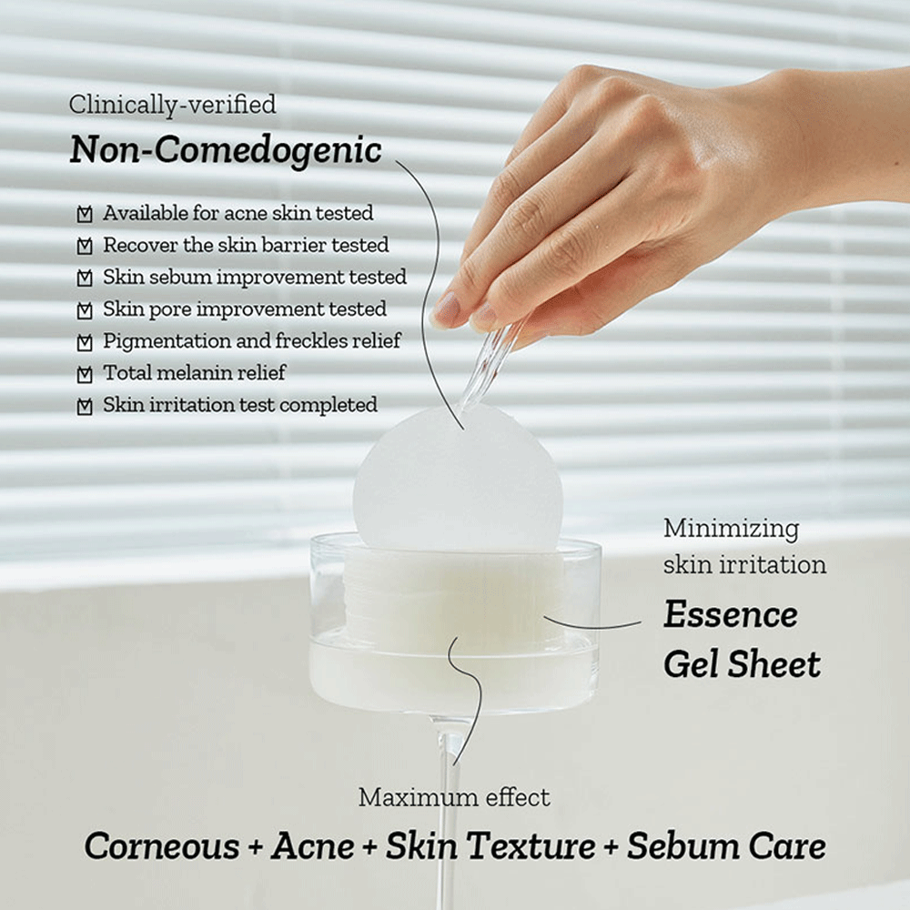 DERCENT PRO DERMA AC Clear Essence Pad 150ml - Acne Treatment & Exfoliating Facial Pads for Clear Skin | Daily Skincare Routine, Oily & Combination Skin Care