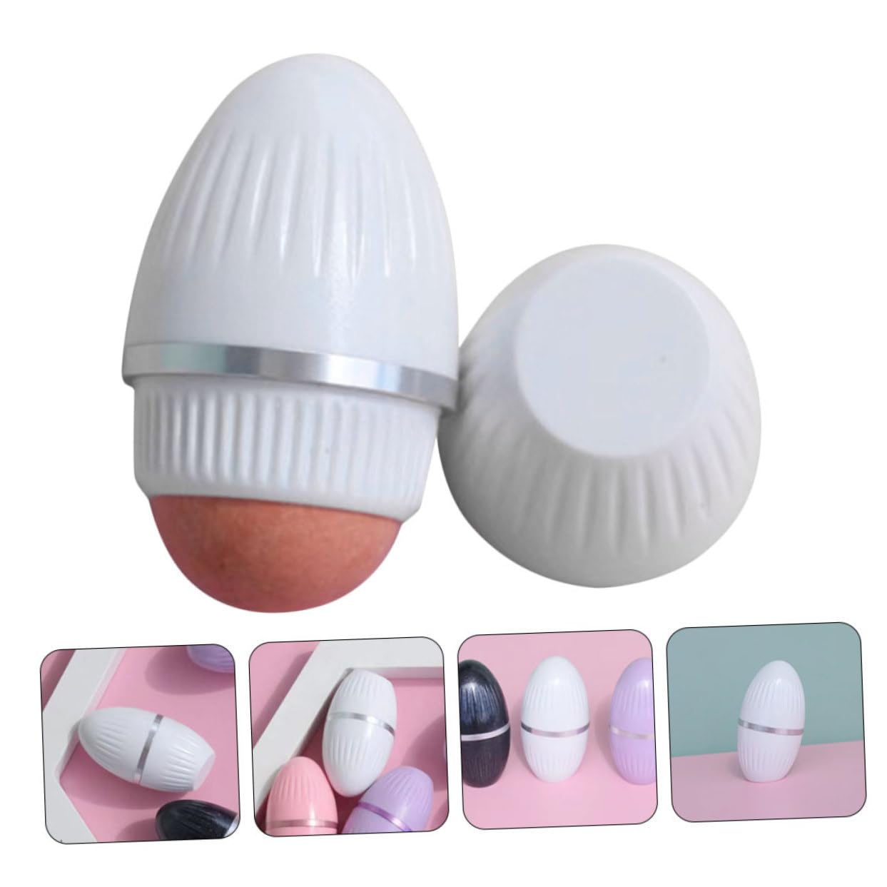 Volcanic Oil Absorbing Roller for Face - Portable Travel Facial Oil Remover Tool | Perfect for On-the-Go Skincare & Shine Control