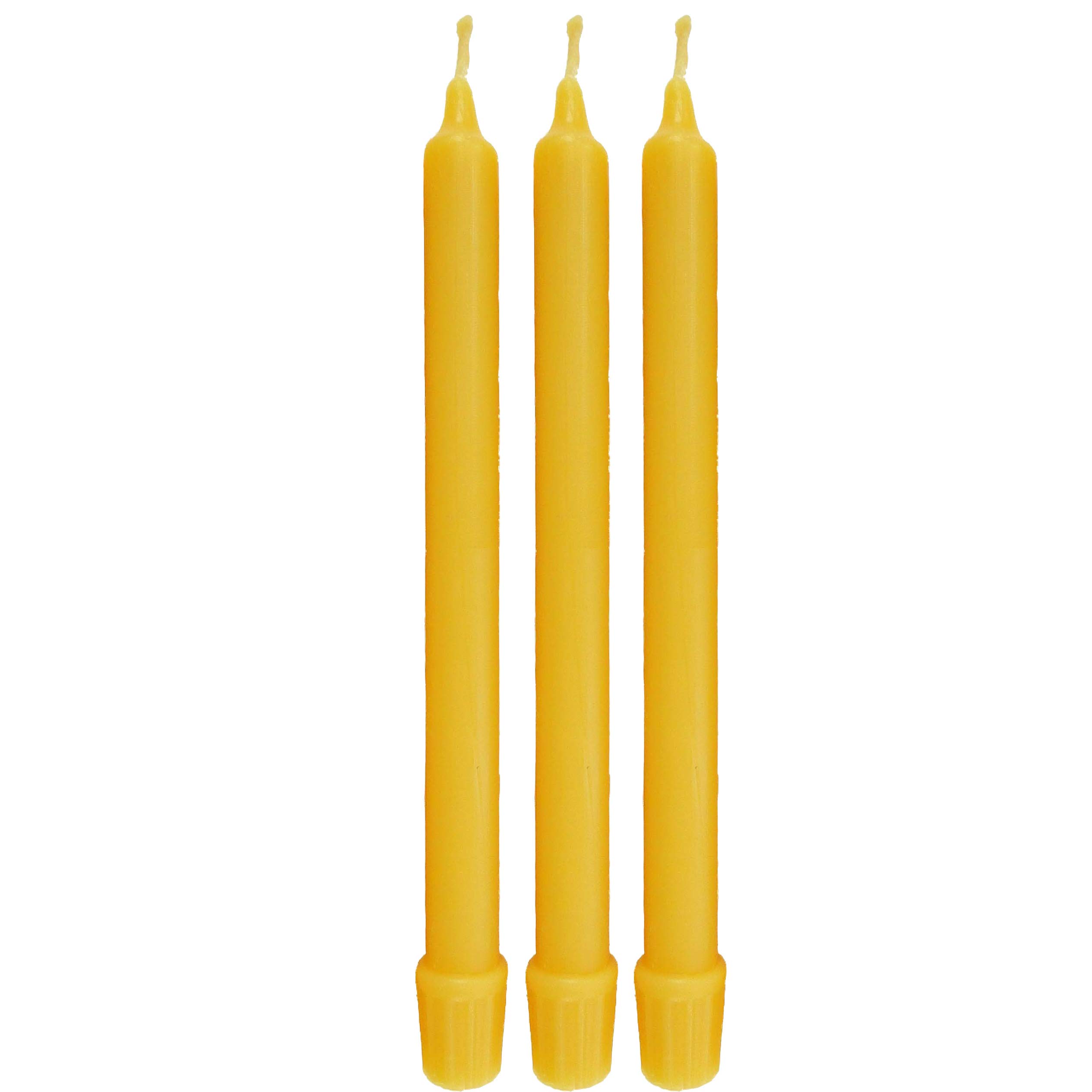100% Pure Organic Beeswax Candles Handmade - 11 Inch Tall, 5/8 Inch Thick for Home Decor, Aromatherapy, Meditation & Romantic Ambiance