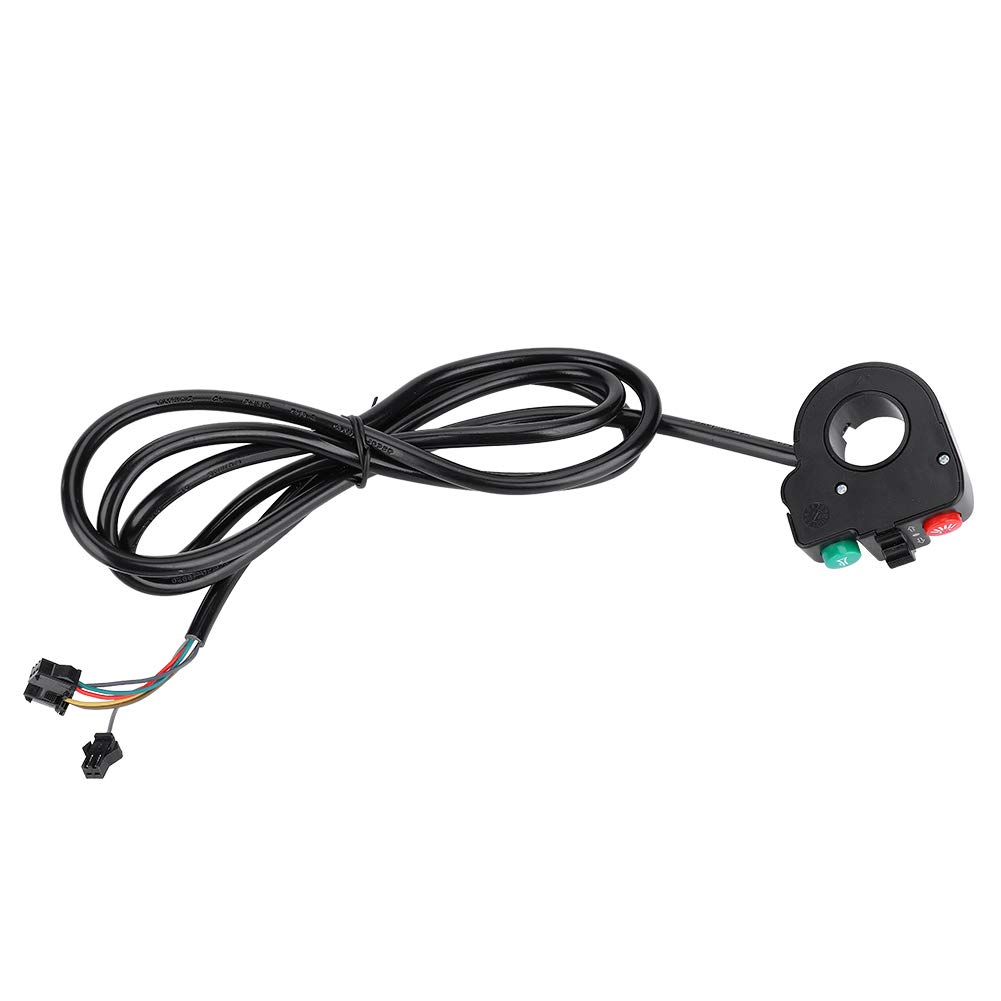Zyyini 3-in-1 Bike Button Switch - Compact Bicycle Thumb Horn, Turn Signal & Light Control - Easy Installation for Mountain Bikes, Scooters & Commuting