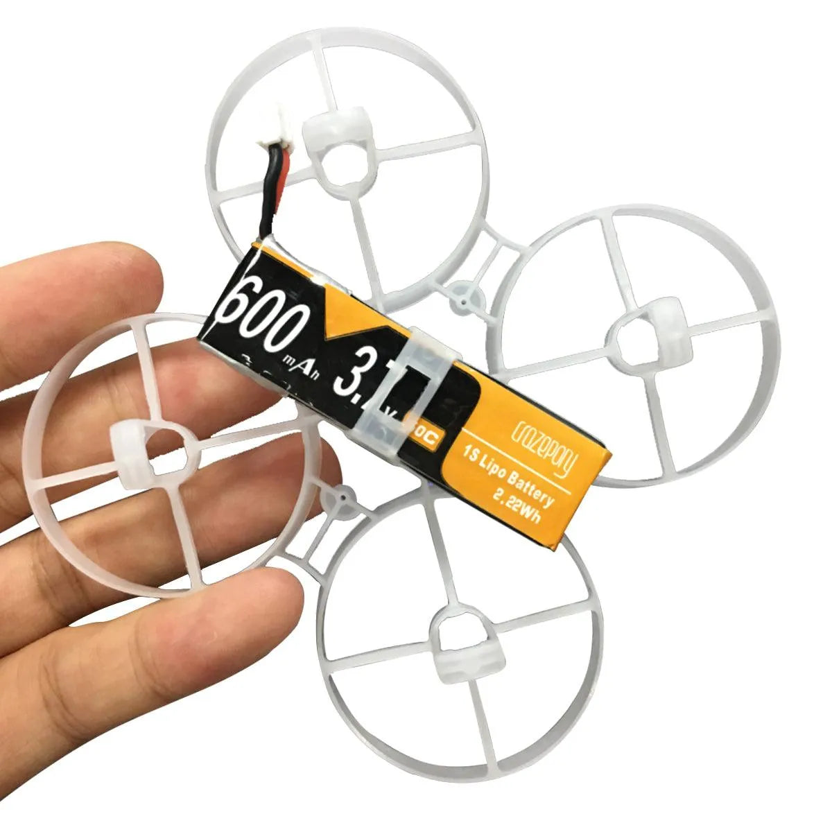 2PCS Makerfire Micro Whoop Frames - 65mm Wheelbase Drone Frame Kit with Canopy for 716 Motors | Compatible with Tiny Whoop, FPV Racing Drones, Indoor Flying & DIY Drone Building