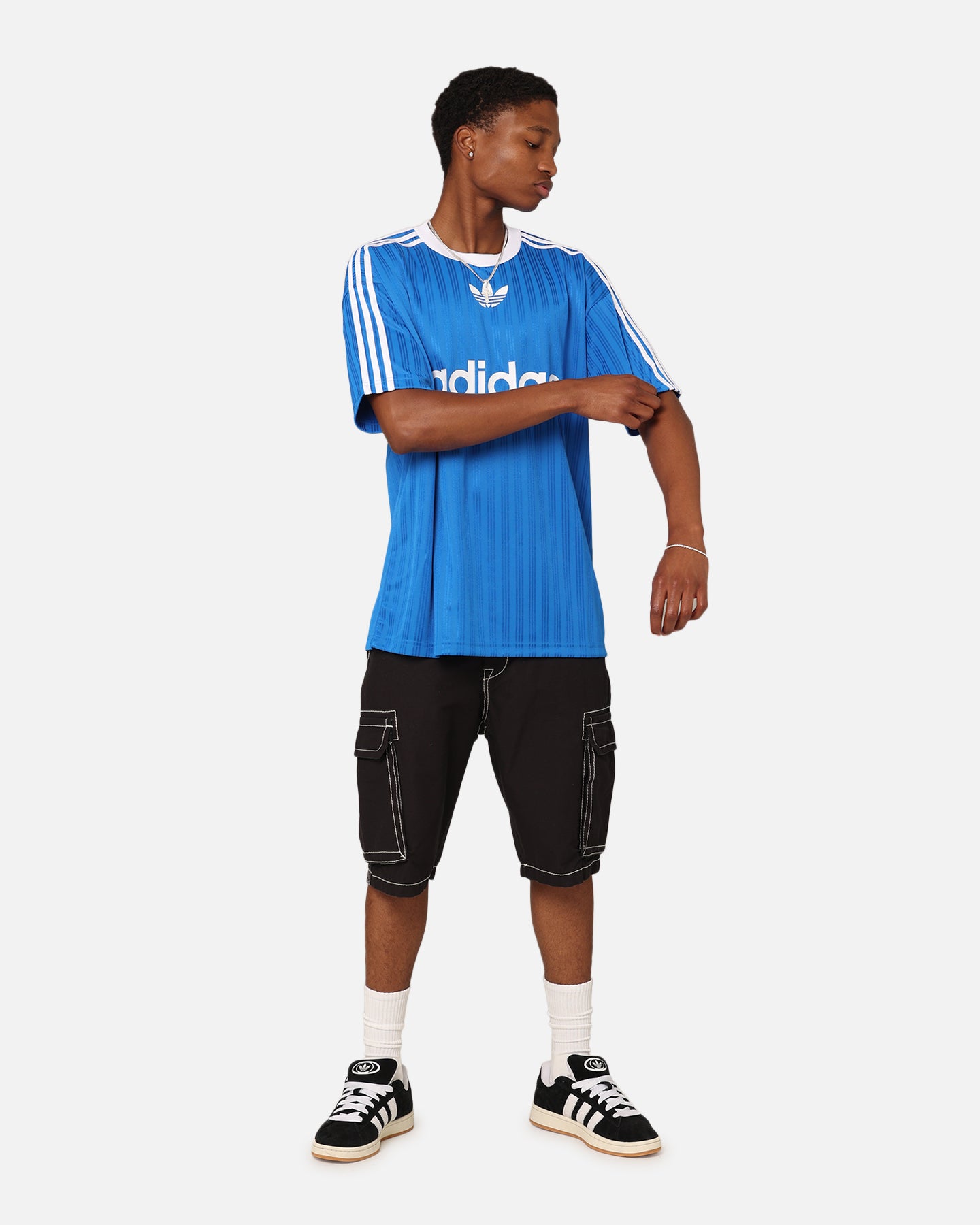 Adidas Adicolor T-Shirt for Men - Better Bluebird Casual Tee for Everyday Wear, Gym & Street Style