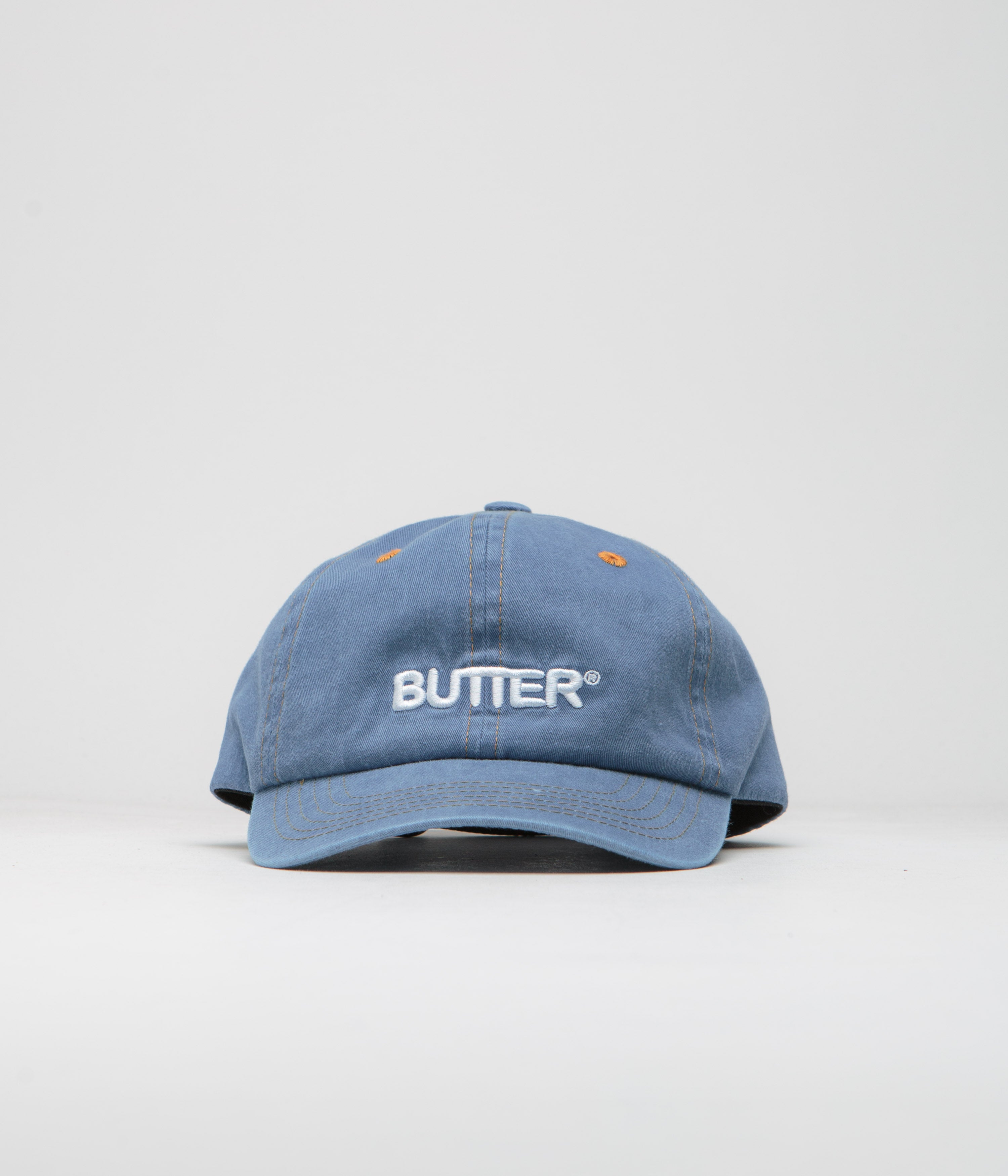 Butter Goods Rounded Logo Baseball Cap - Slate | Adjustable Dad Hat for Men & Women | Perfect for Outdoor Activities, Sports & Casual Wear