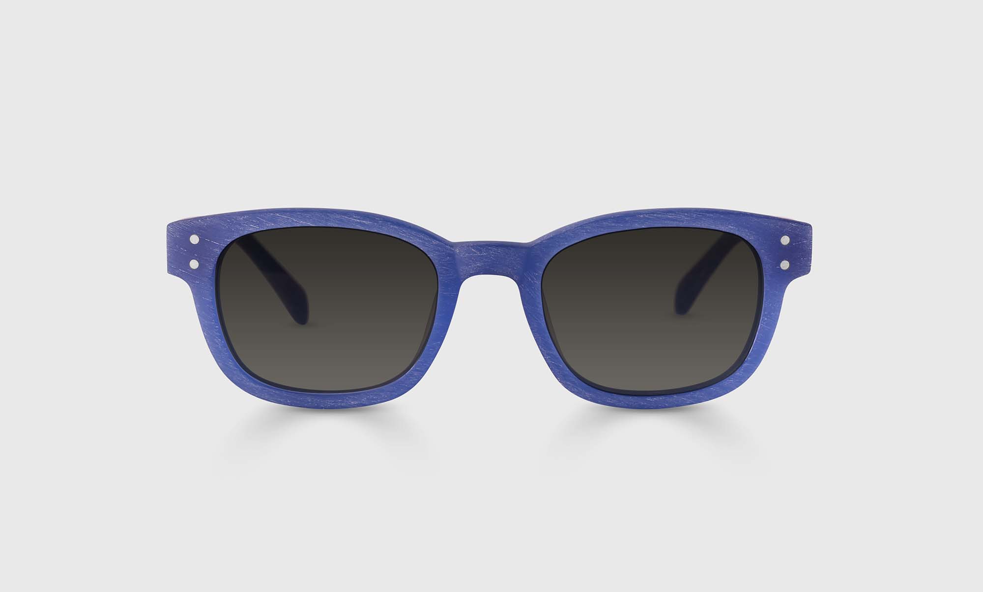 Biff Narrow Color 09 Lake Blue Woodgrain Front and Temples - Stylish Eyeglass Frames for Men & Women - Perfect for Reading, Work, and Everyday Fashion Accessories