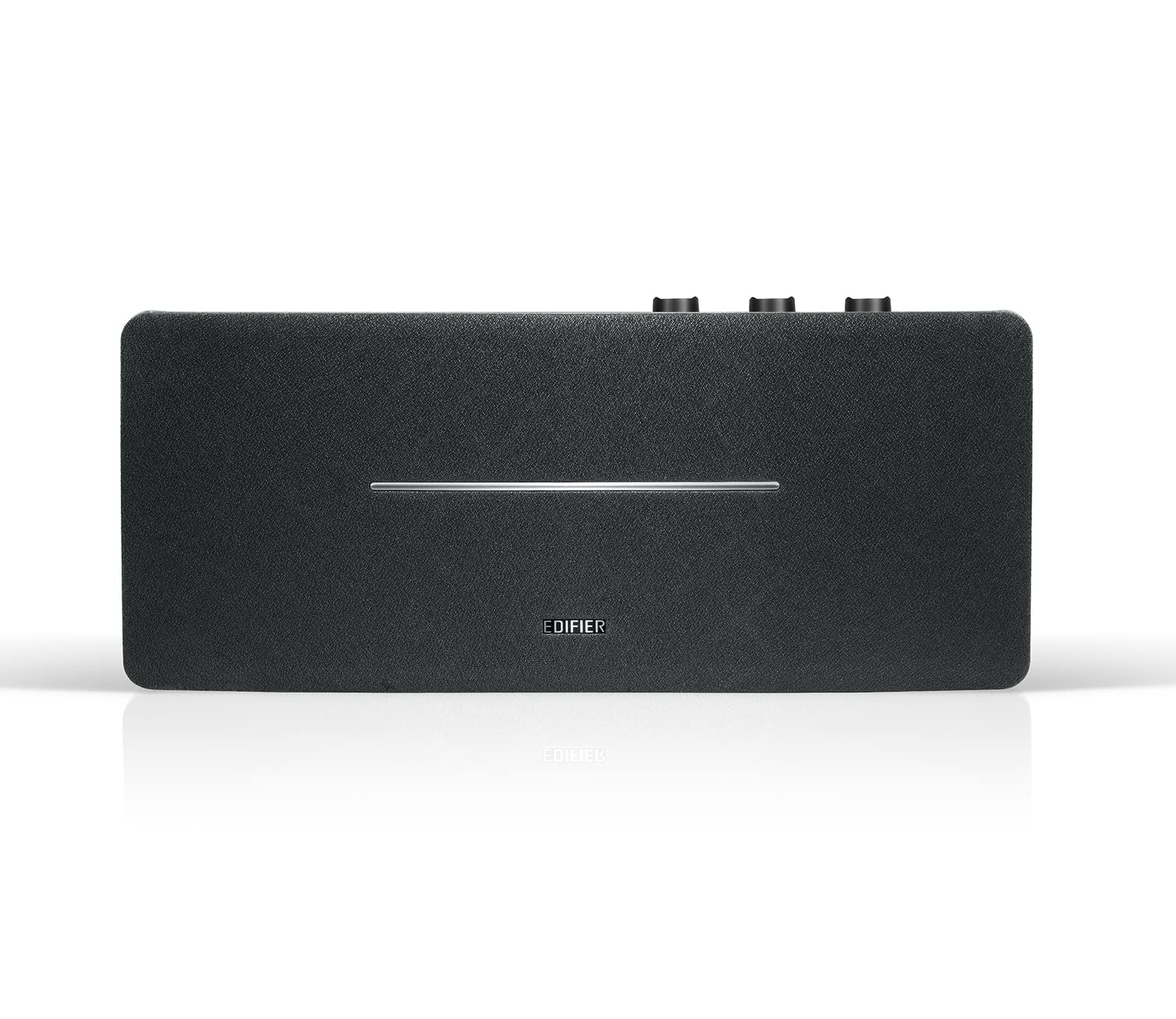 Edifier D12 Bookshelf Speakers - 70W RMS Bluetooth Stereo Speakers with Subwoofer Line Out - Premium Sound for Home, Office & Gaming (Black) - Perfect for Music, Movies & PC Audio