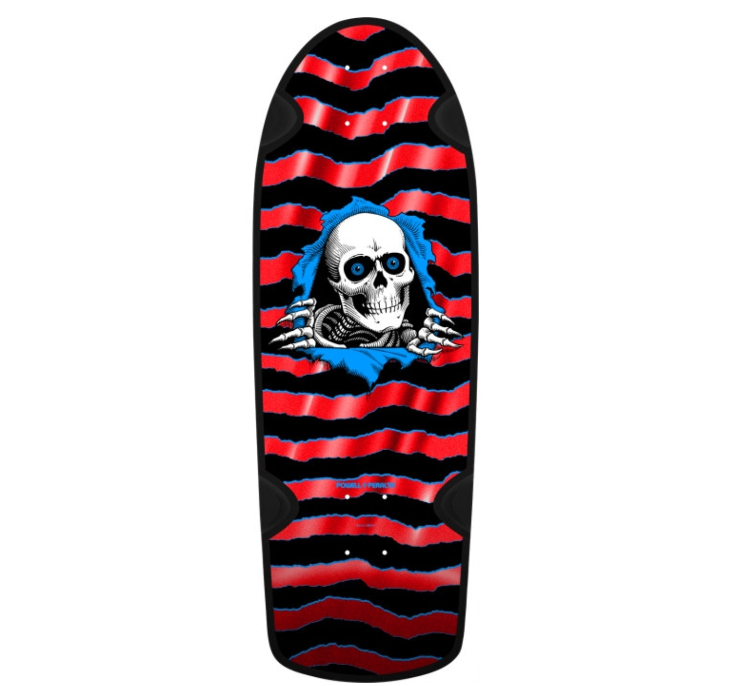 Powell Peralta OG Ripper Skateboard - Red Foil Deck | Classic 80s Style for Street & Park Skating | Perfect for Collectors & Retro Skateboard Enthusiasts