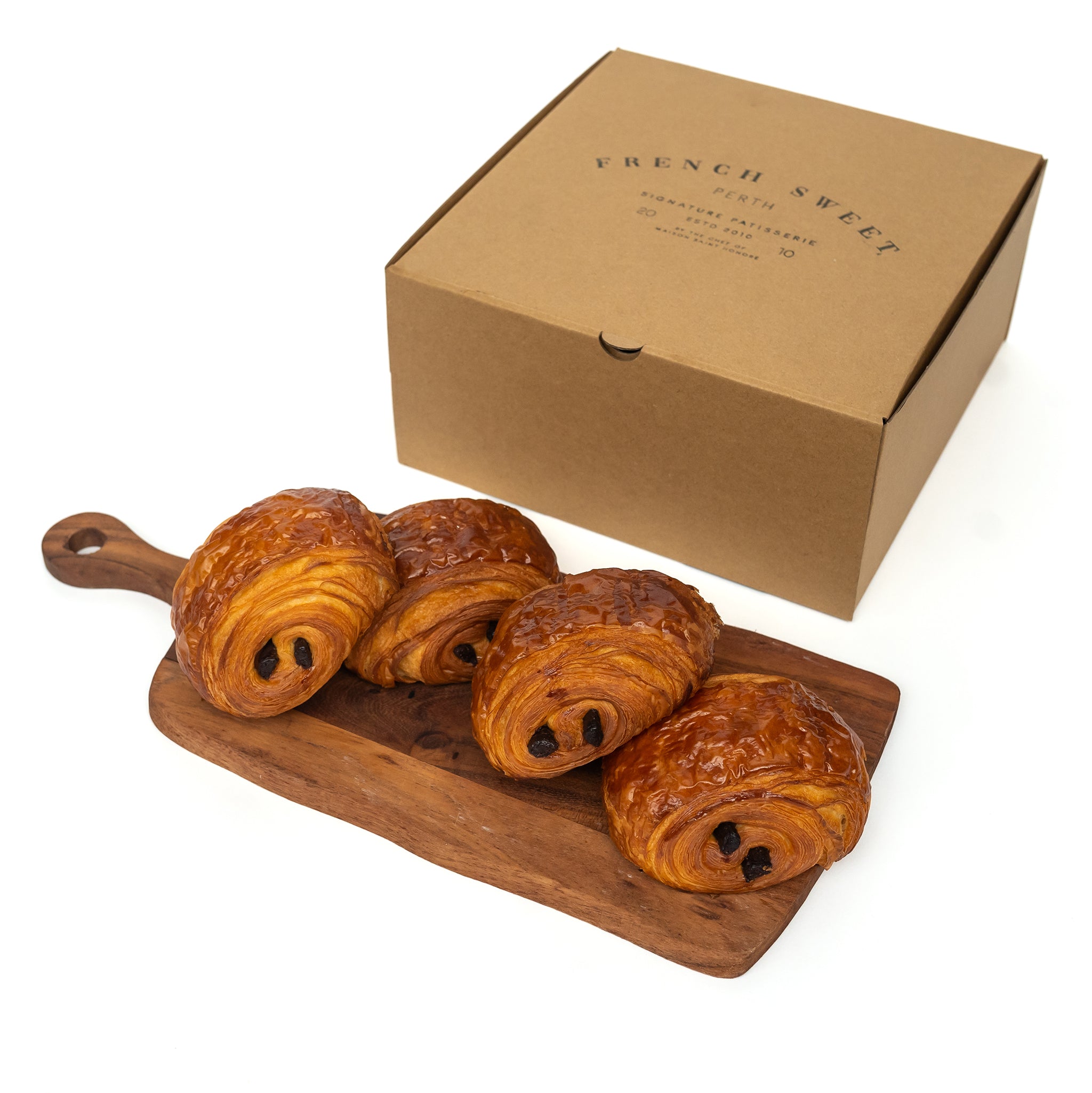Delicious Chocolate Croissants Box - Gourmet French Pastries for Breakfast, Brunch & Dessert | Perfect for Gifting, Parties & Coffee Time