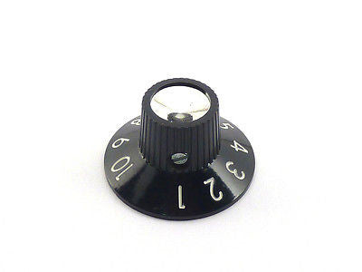 Fender Original Black Skirted Knobs (1-10-099-0930-000) - Premium Guitar Tone Control Knobs for Stratocaster, Telecaster & Electric Guitars - Perfect for Musicians & DIY Guitar Upgrades