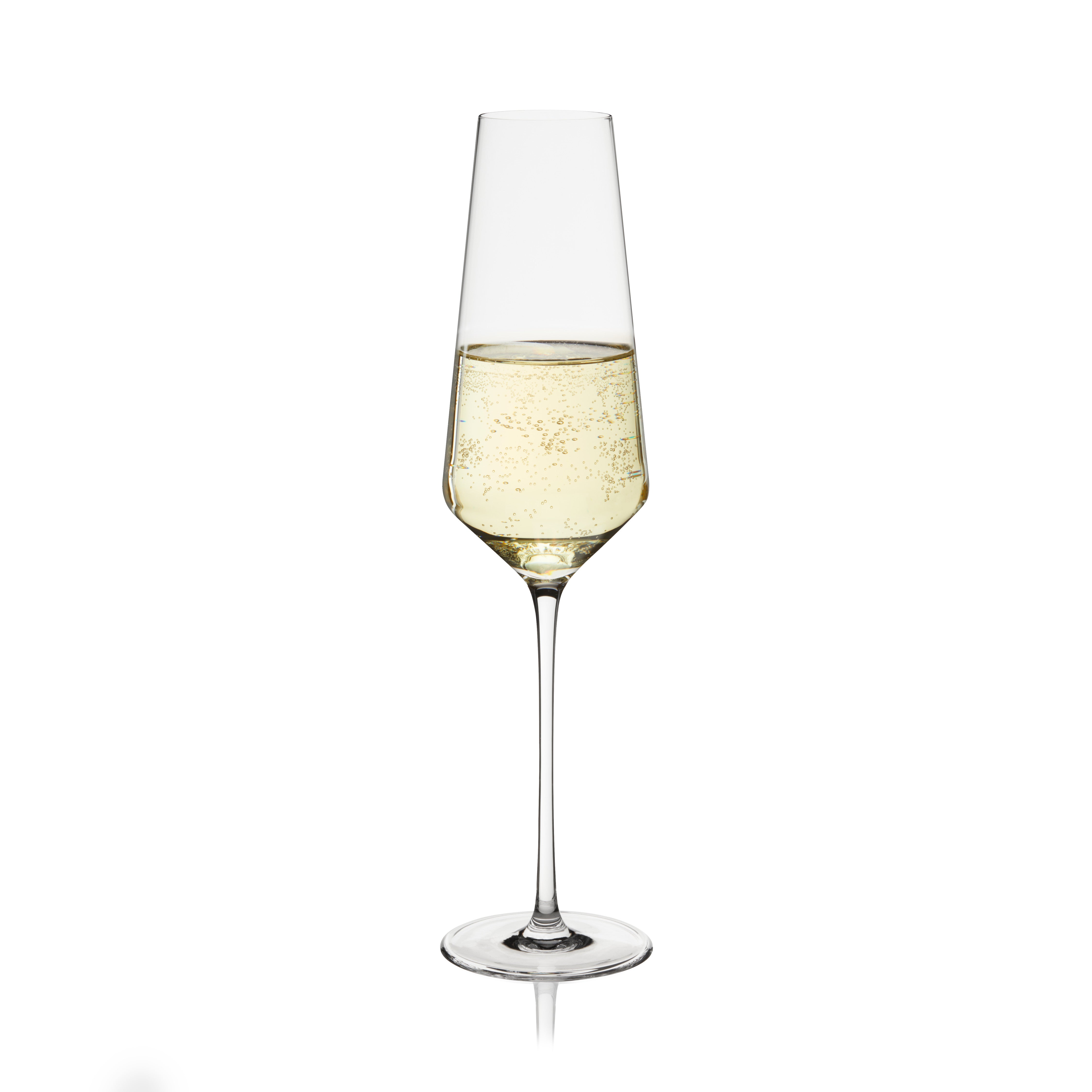 Elegant Liminal Champagne Flutes Set of 4 - 12oz Crystal Clear Glass Flutes for Wedding, Party & Celebrations - Perfect for Toasting, Prosecco, Sparkling Wine & Mimosas