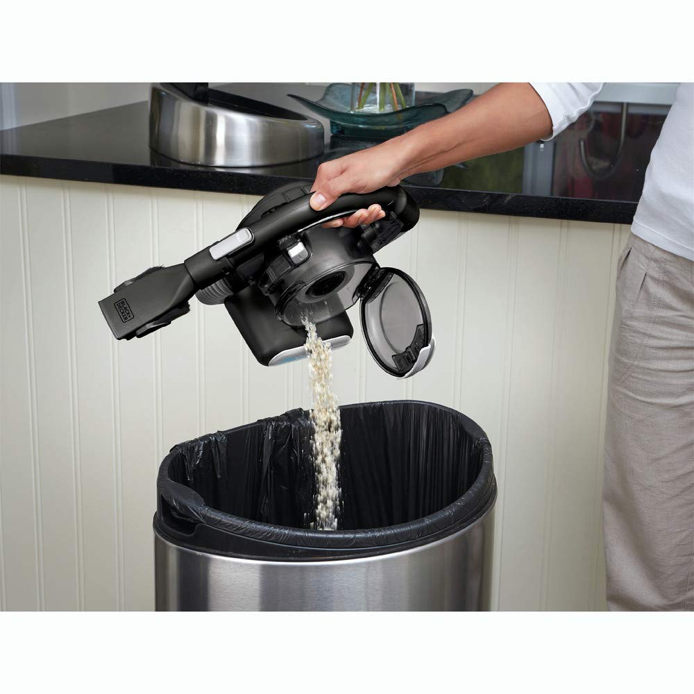 BLACK+DECKER 20V Max Cordless Stick Vacuum Cleaner with Floor Head & Pet Hair Brush - Lightweight, Powerful Suction for Hardwood Floors & Carpets - Ideal for Pet Hair Removal & Quick Home Cleaning (BDH2020FLFH)