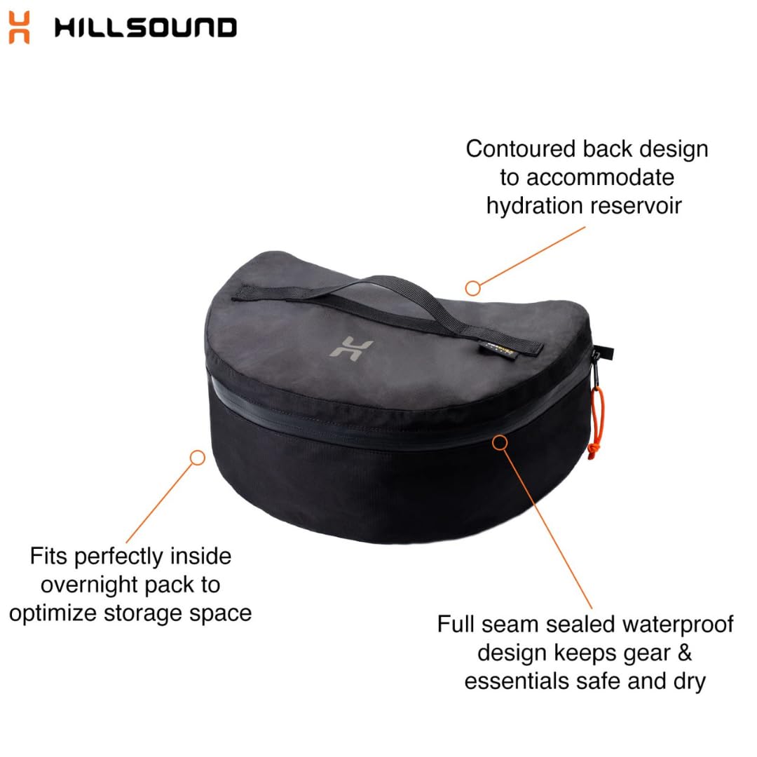 Hillsound PackStack Pro Waterproof Packing Cubes - Lightweight Travel Organizers for Backpacking, Camping & Hiking - Space-Saving Modular Storage Solution for Clothes, Toiletries & Gear