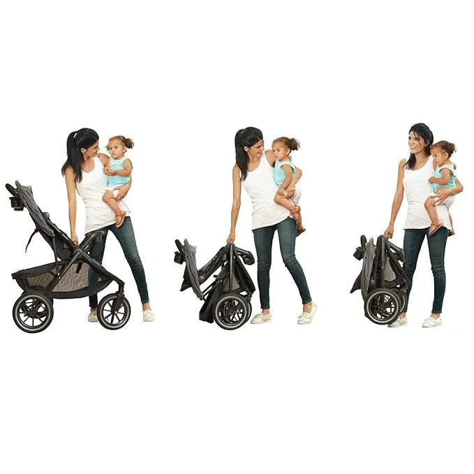 Graco Jog Travel System with LiteMax 35 Infant Car Seat - Lightweight Stroller & Car Seat Combo for Newborns to Toddlers | Perfect for City Walks, Park Outings & Family Travel