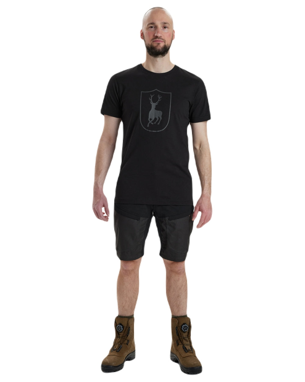 Deerhunter Logo Graphic T-Shirt for Men - Soft Cotton Casual Tee - Perfect for Concerts, Outdoor Activities & Streetwear Fashion