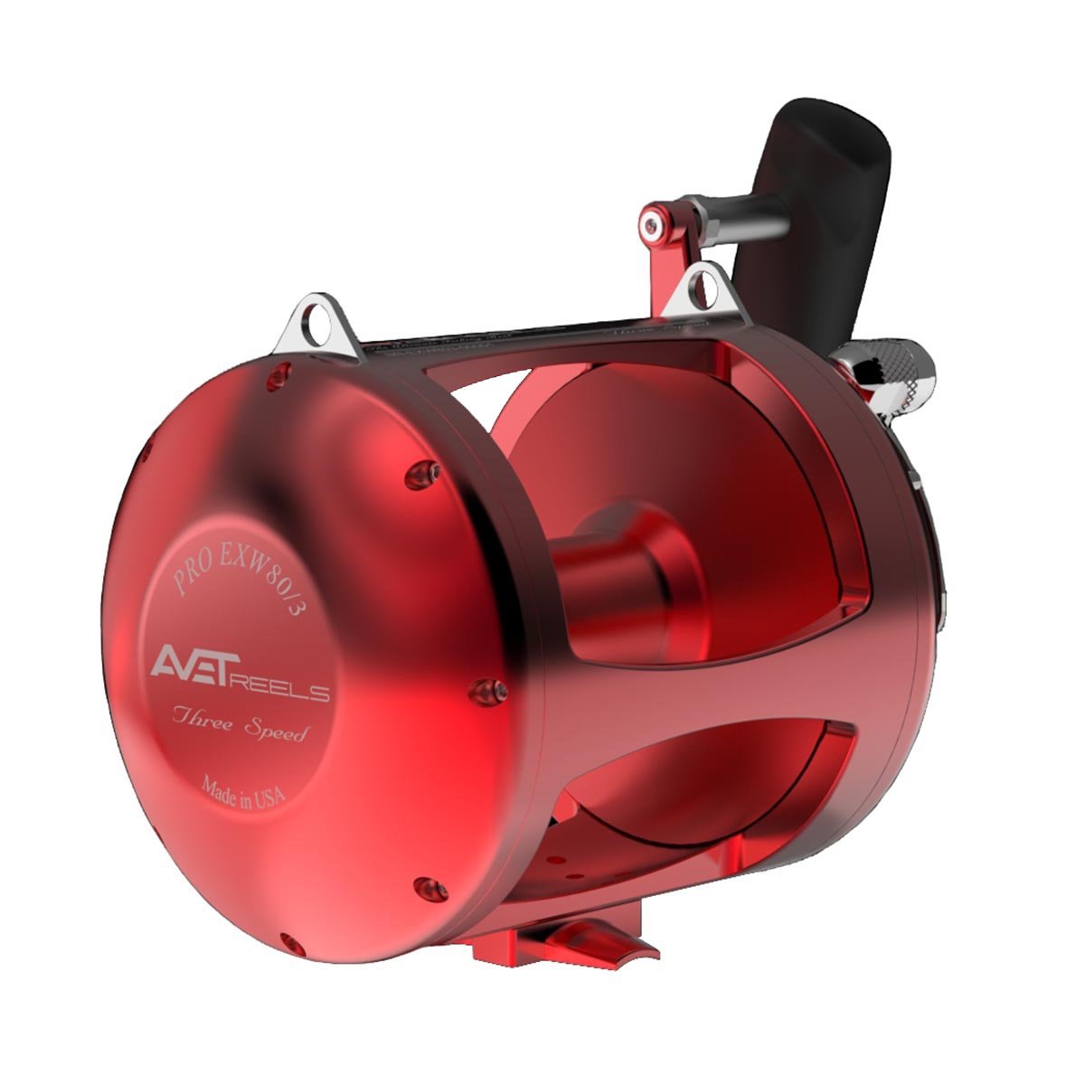 Avet Pro EXW 80/3 Wide 3-Speed Fishing Reel - Saltwater & Big Game Fishing Reel for Offshore Trolling & Deep Sea Angling