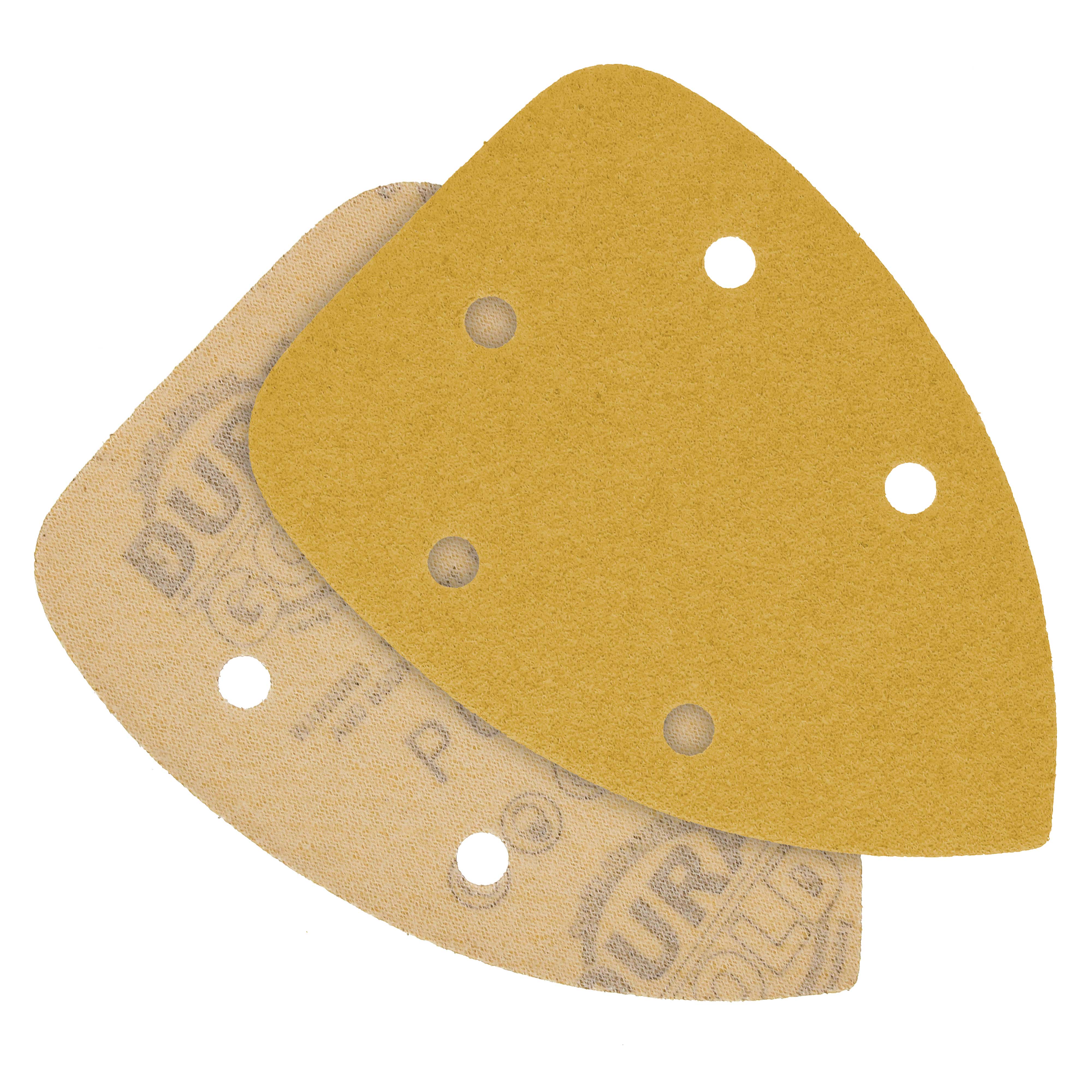 40 Grit 5 Hole Pattern Hook & Loop Sanding Sheets for Mouse Sanders - Box of 18 | Coarse Sandpaper for Woodworking, Metal Polishing & DIY Projects | Perfect for Orbital Sanders & Detail Sanding