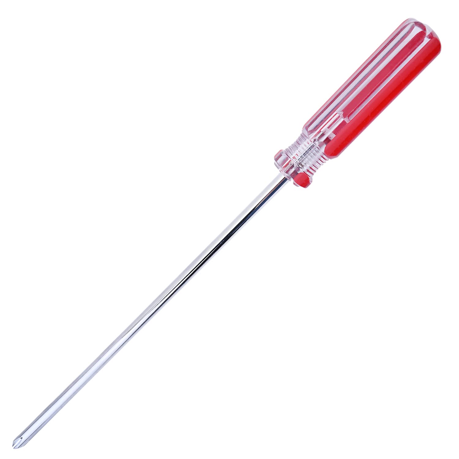 Premium Phillips Screwdriver - 6mm Magnetic Cross Head Tip, 200mm 45# Steel Shaft with 80mm Ergonomic Plastic Handle - Ideal for Home Repairs, DIY Projects & Craft Work - 1PC Professional Tool Kit Essential