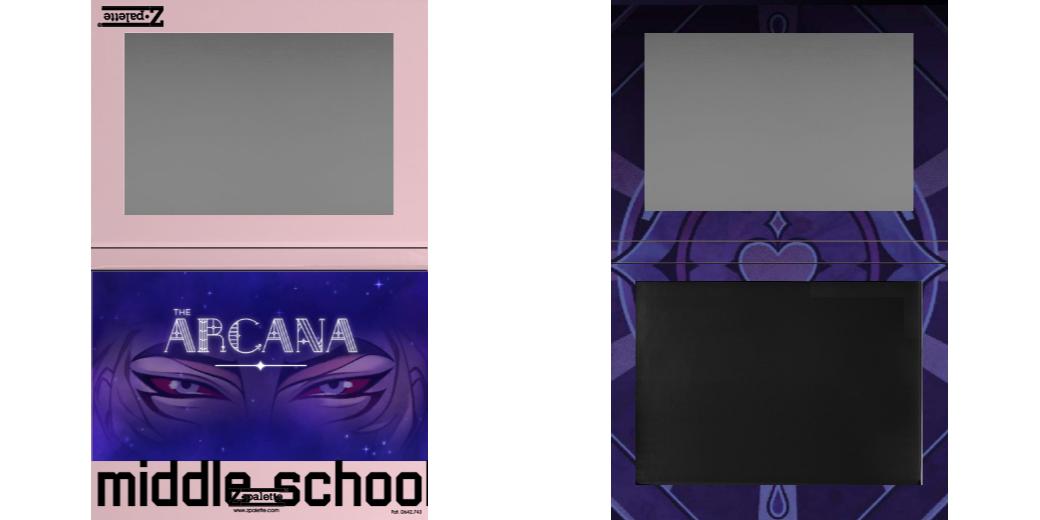 Custom Extra Large Z Palette - Magnetic Makeup Palette for Eyeshadows & Blush - Perfect for Makeup Artists & Travel Organizers