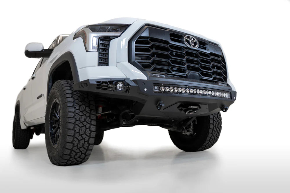 2022+ Toyota Tundra Stealth Fighter Winch Front Bumper - Heavy Duty Off-Road Bumper for Truck Protection & Recovery | Perfect for Off-Roading, Overlanding & Truck Customization