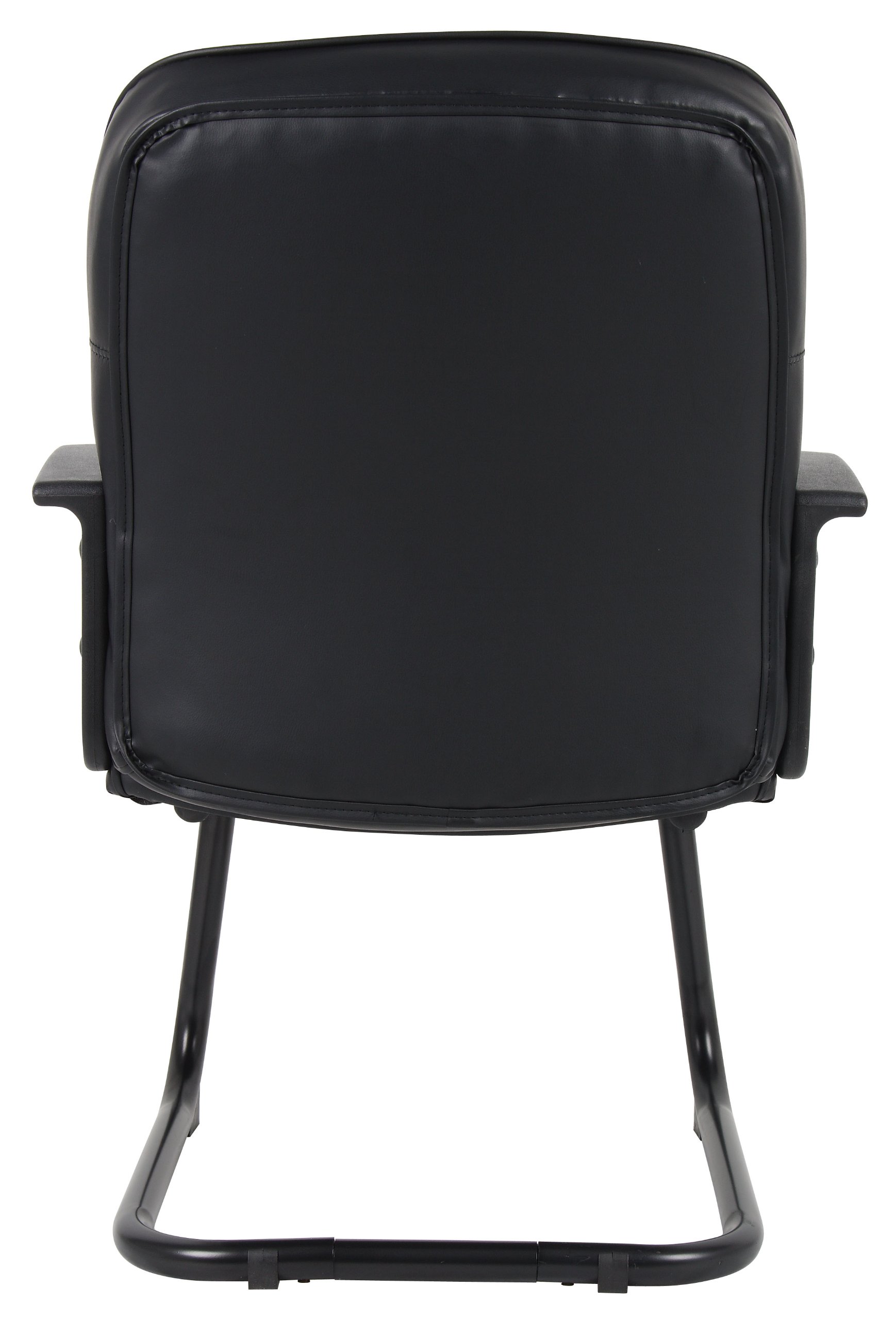 Boss Office Products Guest Chairs - Ergonomic Black Office Seating for Reception, Conference Rooms & Waiting Areas