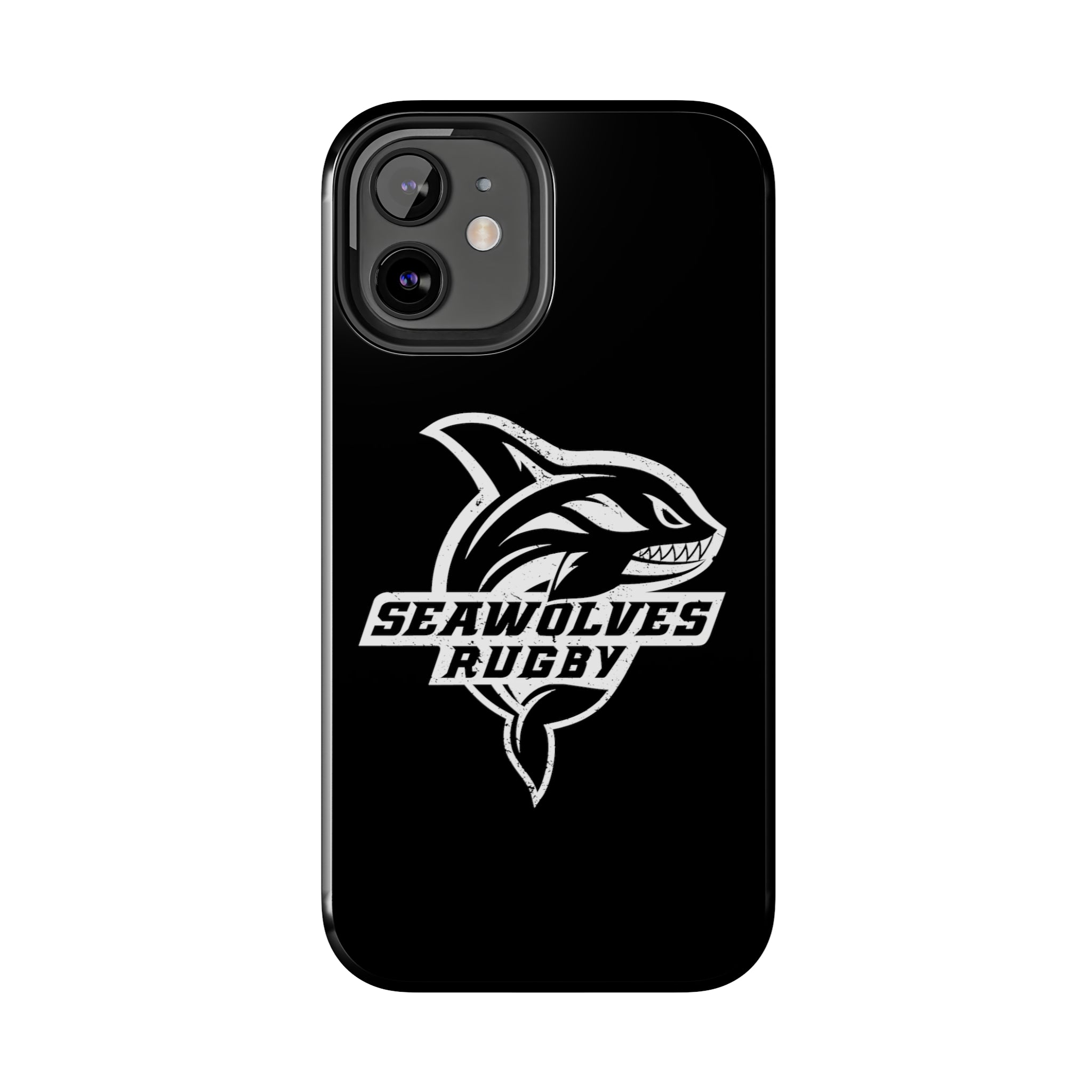 Seawolves Black Rugged Phone Case - Durable & Shockproof Protection for iPhone & Android - Perfect for Outdoor, Sports & Daily Use