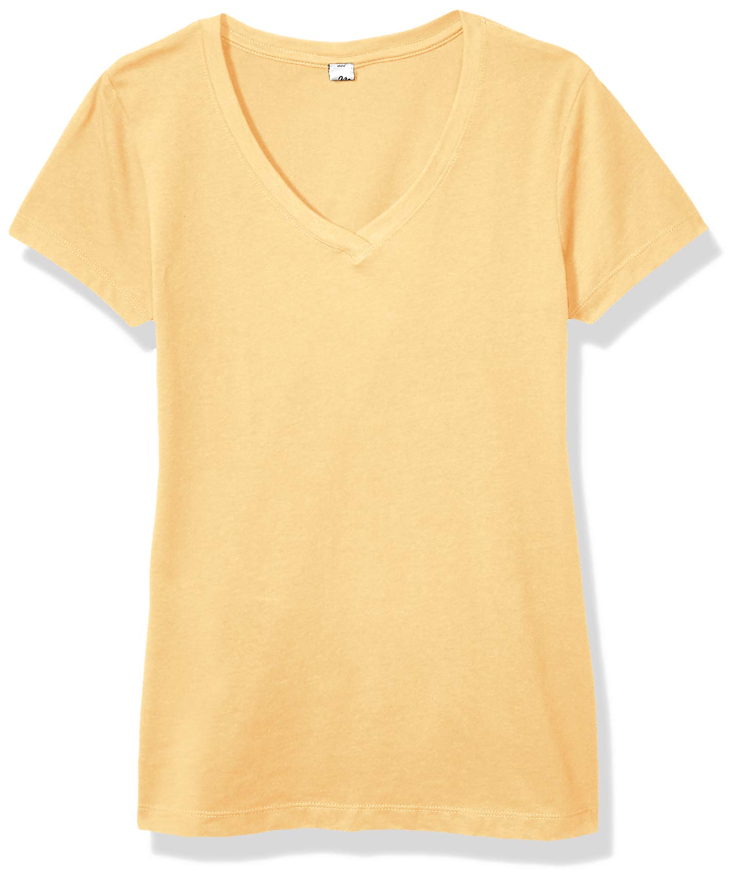 Marky G Apparel Women's Sueded V-Neck T-Shirt - Soft Stretch Casual Tee for Everyday Wear | Perfect for Work, Weekend & Layering