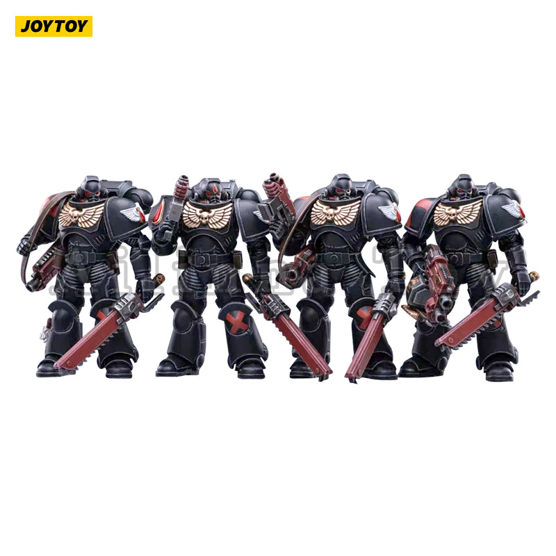 JOYTOY 1/18 Scale Warhammer Blood Angels Action Figure Set (4PCS) - Perfect for Warhammer 40K Collectors, Tabletop Gaming & Display