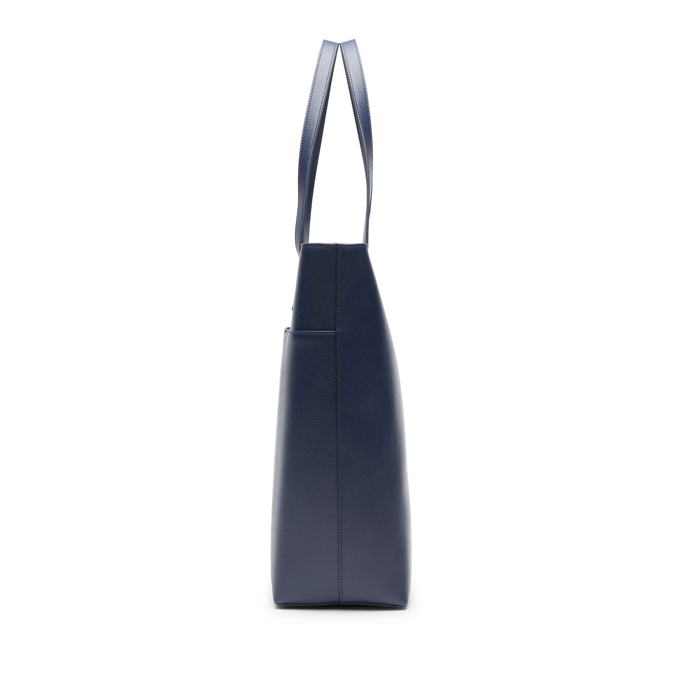Alex Vertical Work Tote Bag for Women - Professional Laptop Briefcase with Pockets - Water-Resistant Office Commuter Bag in Midnight Blue | Perfect for Business Travel, Work & Daily Use