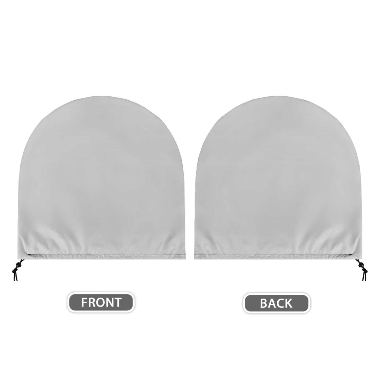 Light Gray Waterproof Dustproof Industrial Drum Fan Cover for Floor Fans - Perfect for Factory, Office, and Warehouse Use