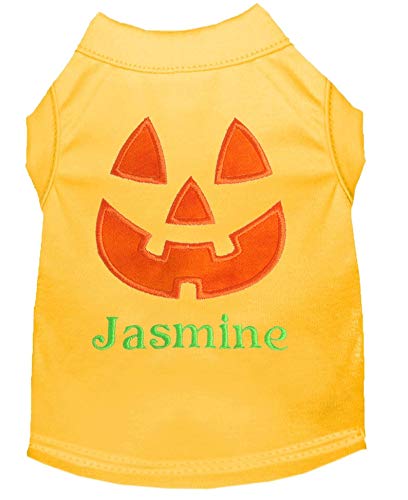 Jack O'Lantern Dog Halloween Costume - Pumpkin Face Pet Shirt for Small & Large Dogs - Fun Halloween Outfit for Parties & Trick-or-Treating