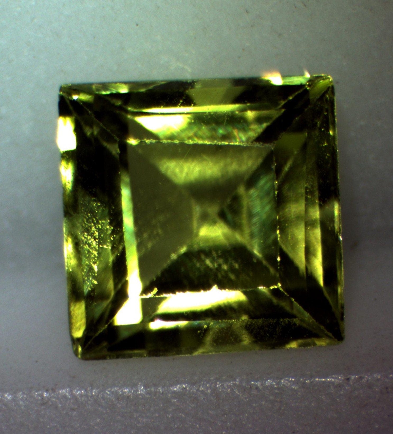 Wholesale Natural Genuine Pakistani Peridot Loose Stones - 3mm, 4mm, or 5mm Square Cut VVS Quality - August Birthstone for Jewelry Making & Gemstone Collection