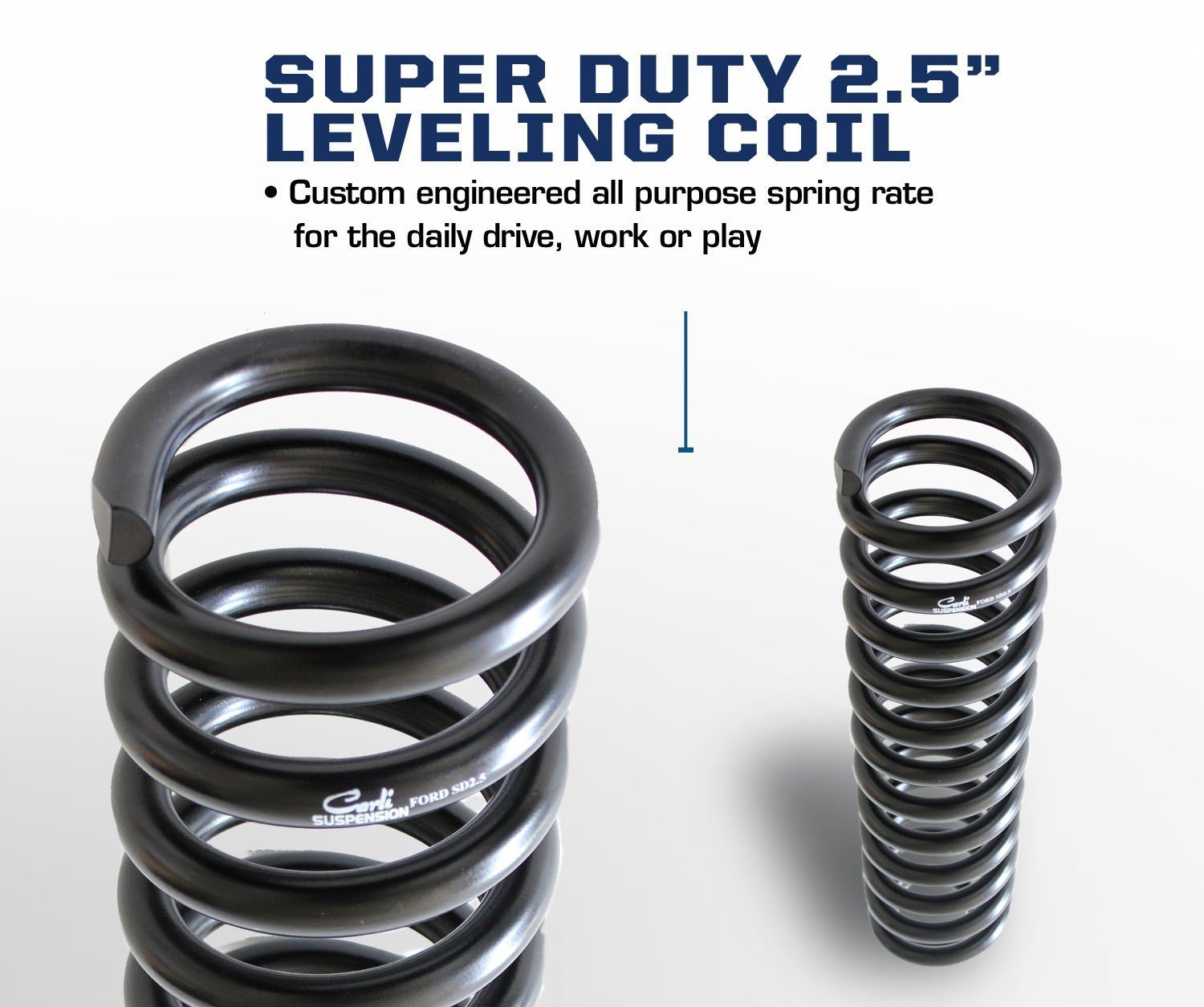 2005-2004 Ford F250 F350 Carli Coil Spring Kit - Heavy Duty Suspension Upgrade for Off-Road & Towing Performance