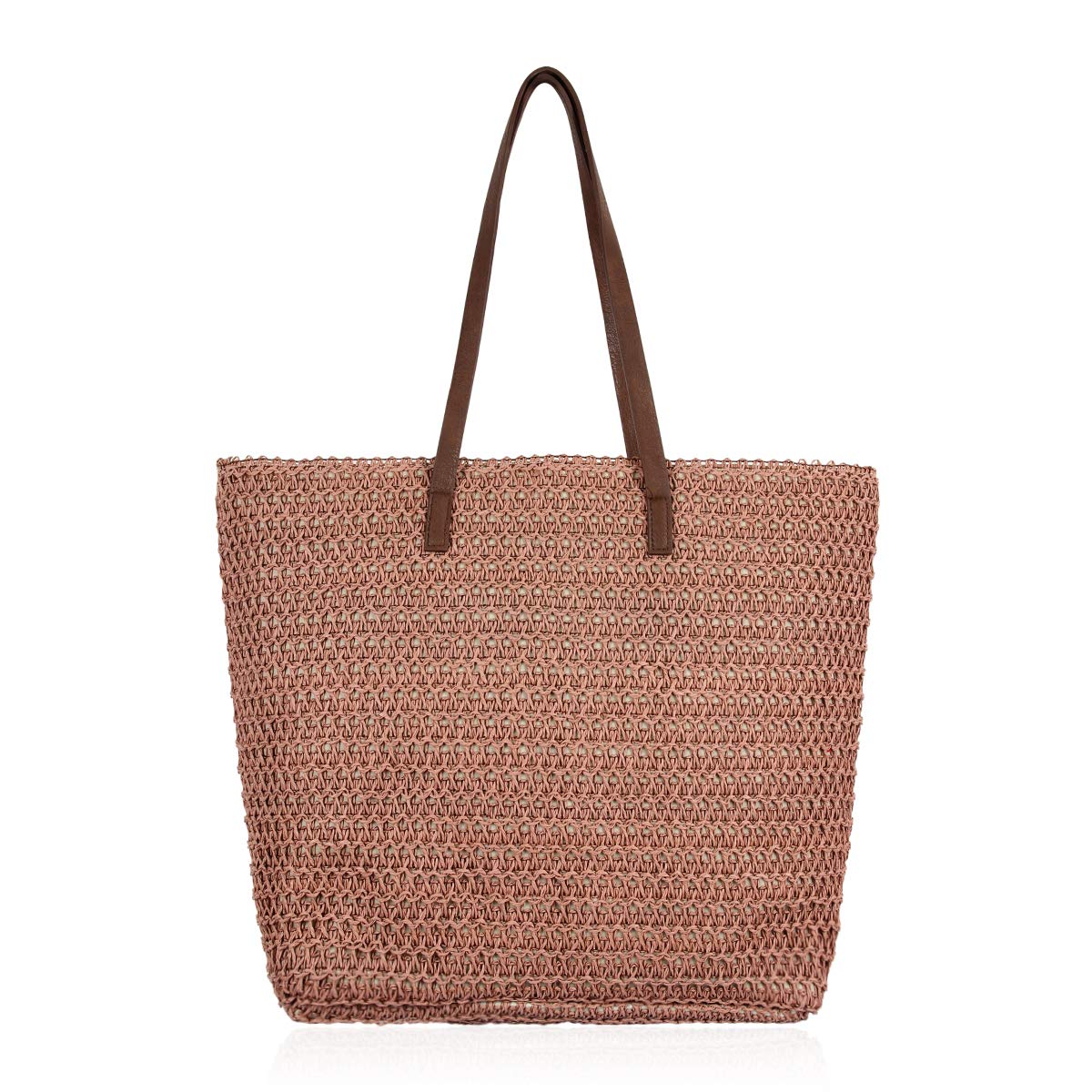 Eco-Friendly Large Reusable Canvas Shopping Tote Bag - Striped Plaid Beach Shoulder Bag for Travel, Groceries & Daily Use