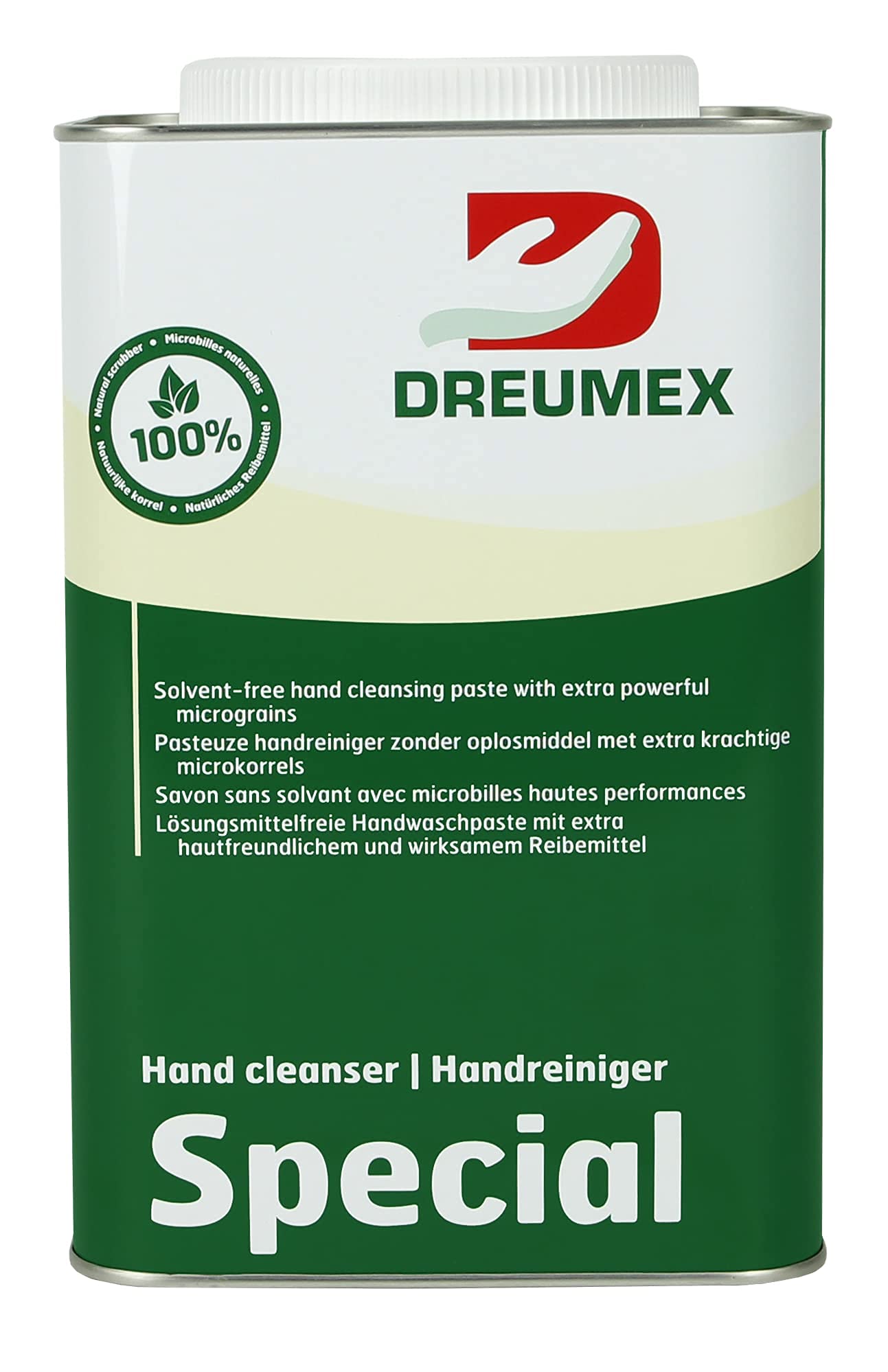 Dreumex Heavy Duty Hand Cleaner Paste - 4.2kg (9.26 lbs) Industrial Strength Hand Wash for Mechanics, Painters & DIY - Removes Grease, Oil & Tough Stains - Ideal for Workshops, Garages & Construction Sites