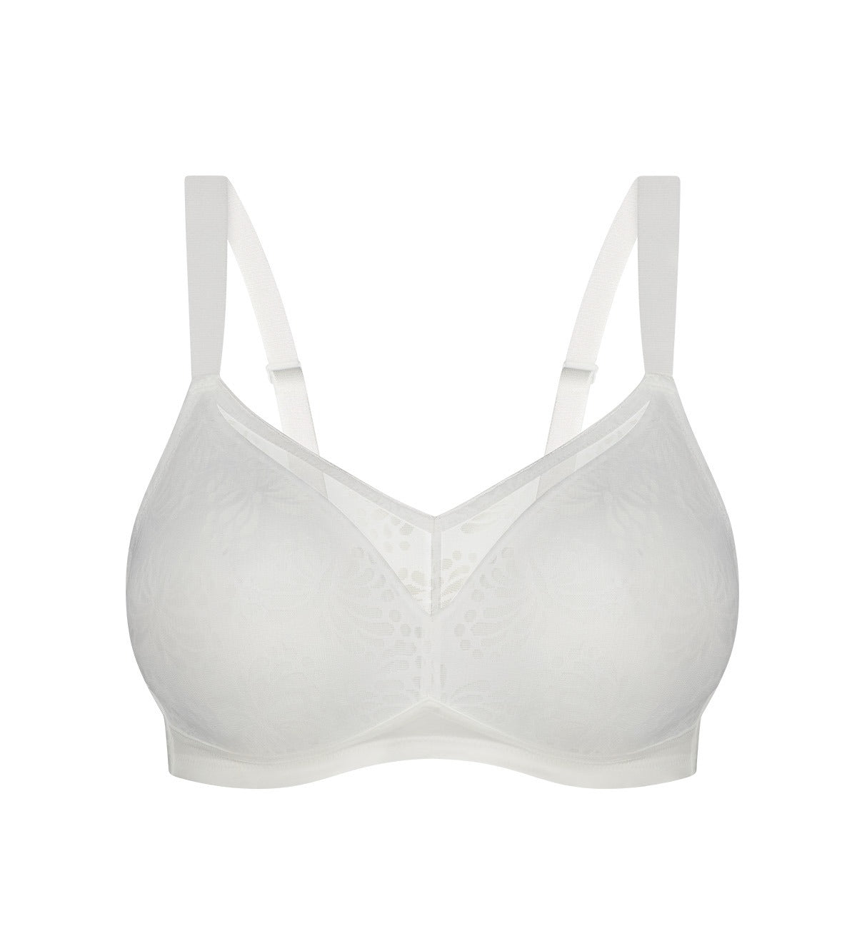 Wirefree Minimizer Bra with Lace Design - Comfortable & Supportive for Everyday Wear, Workouts & Special Occasions