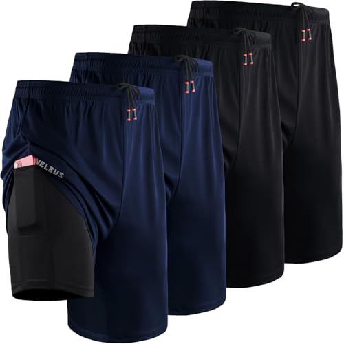 6150 Black, Black, Navy Blue, Navy Blue,4 Pack