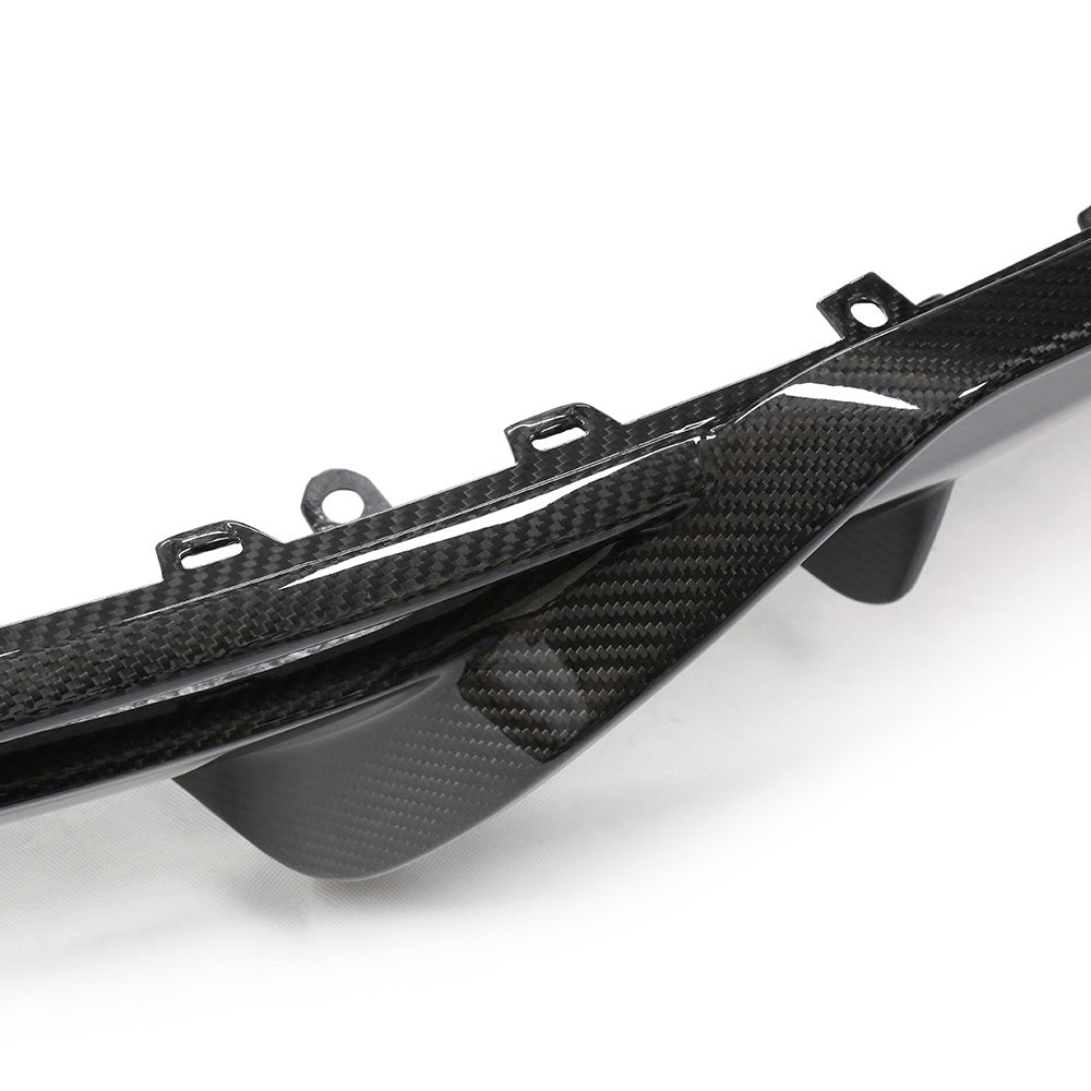 Premium Real Carbon Fiber Rear Diffuser for Tesla Model 3 2024+ - OEM Fit Aerodynamic Upgrade Kit (Standard & Long Range Models) | Enhance Performance & Style for Street Racing & Car Shows