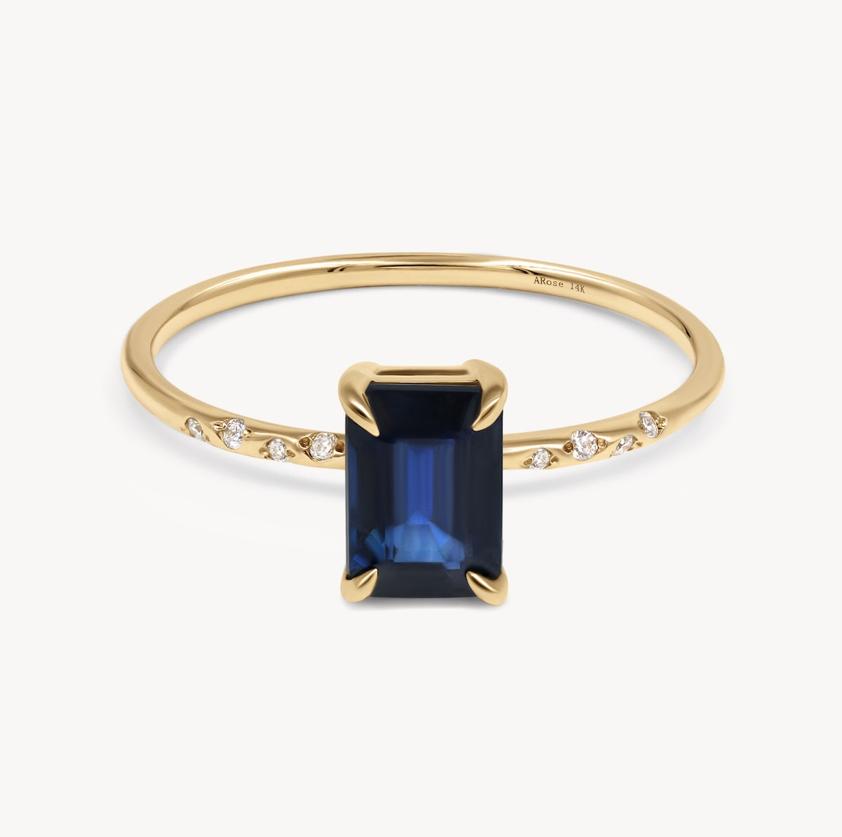 Stunning Large Starry Sapphire Ring for Women - Elegant Blue Gemstone Jewelry for Engagement, Wedding & Special Occasions