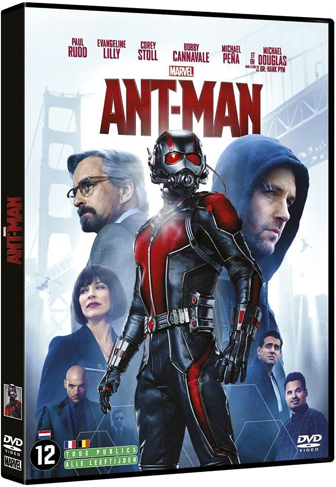 Ant-Man DVD - Marvel Superhero Movie, Action & Adventure Film - Perfect for Movie Nights & Marvel Fans
