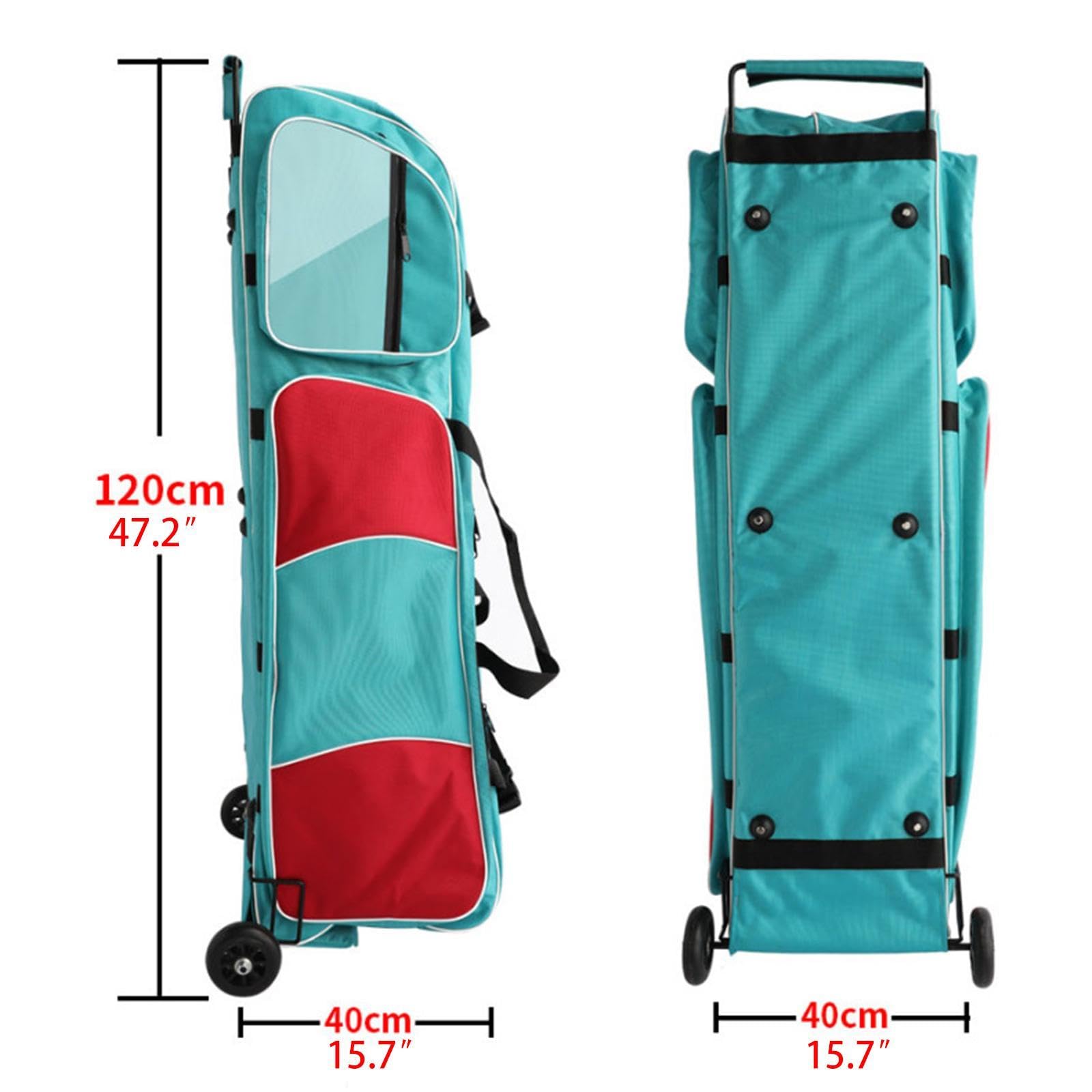 Best Fencing Rolling Bag with Wheels - Easy Carry Equipment Trolley Case & Drawbar Bag for Beginners - Perfect for Tournaments, Practice & Travel