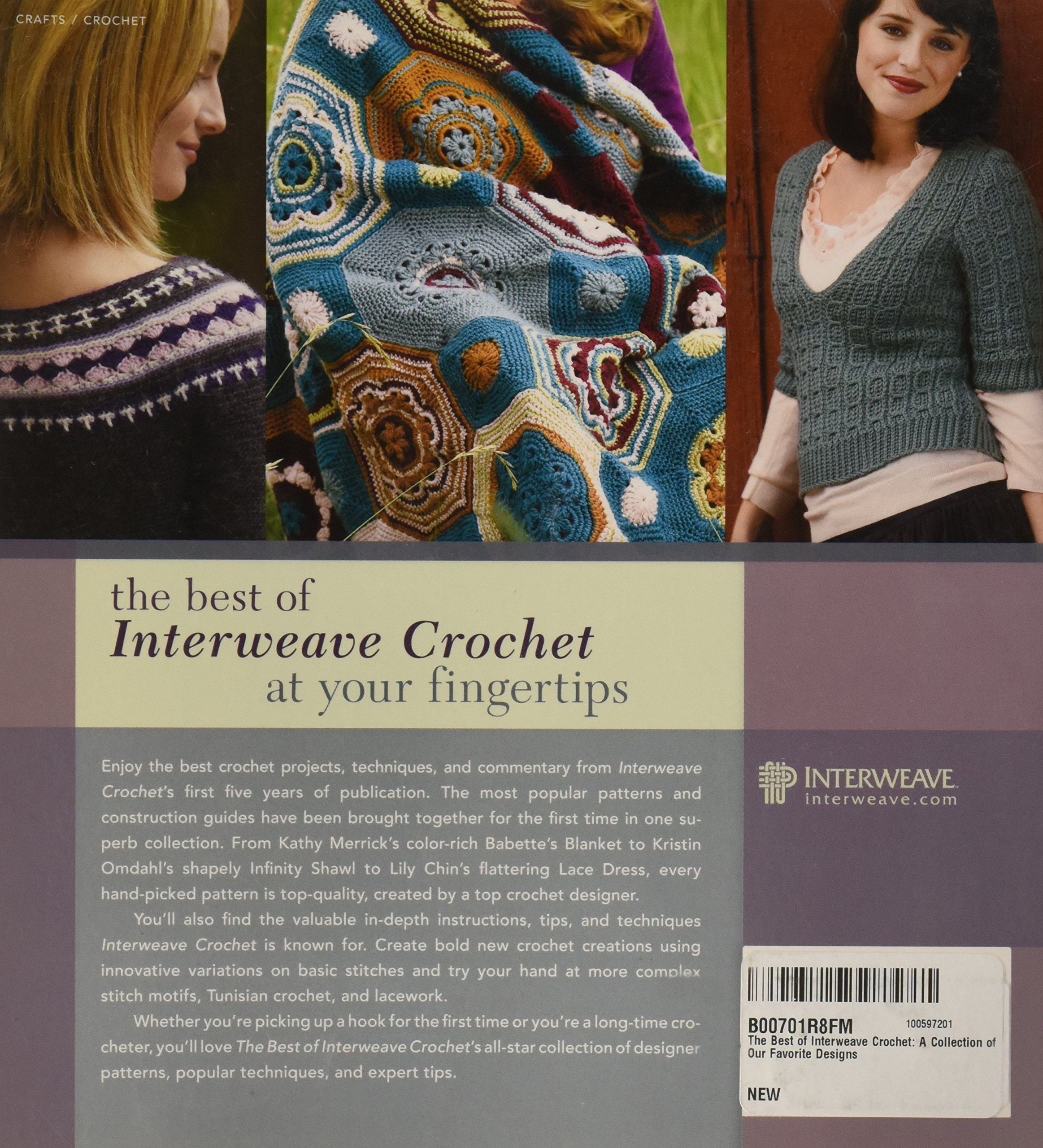 Interweave Crochet: Premium Collection of Favorite Crochet Patterns for Scarves, Hats & Home Decor | DIY Knitting Projects & Handmade Gifts